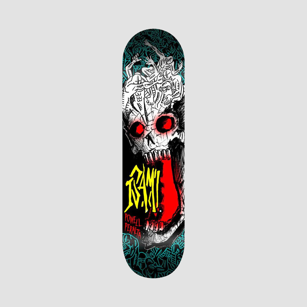 Powell Peralta Isamu Yamamoto Skull Freestyle 316 Skateboard Deck - 7.25"