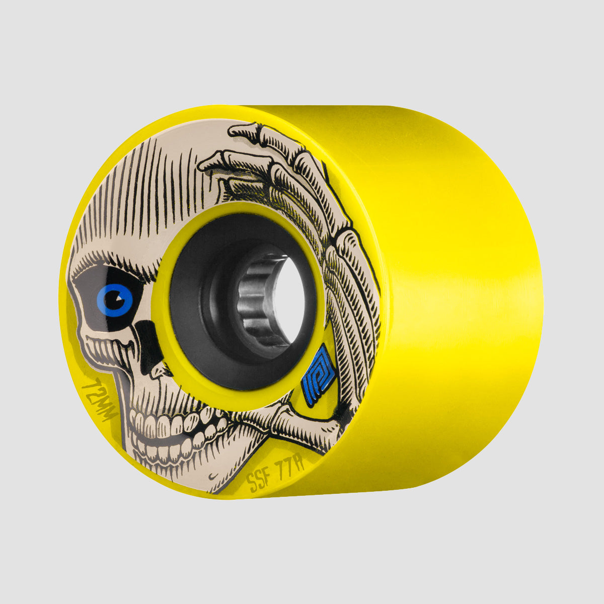 Powell Peralta Kevin Reimer 77A Soft Slide Skateboard Wheels Yellow 72mm