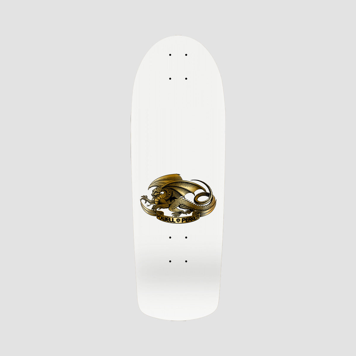 Powell Peralta Mike McGill 40th Anniversary McTwist Reissue Skateboard Deck White/Gold Foil - 10"