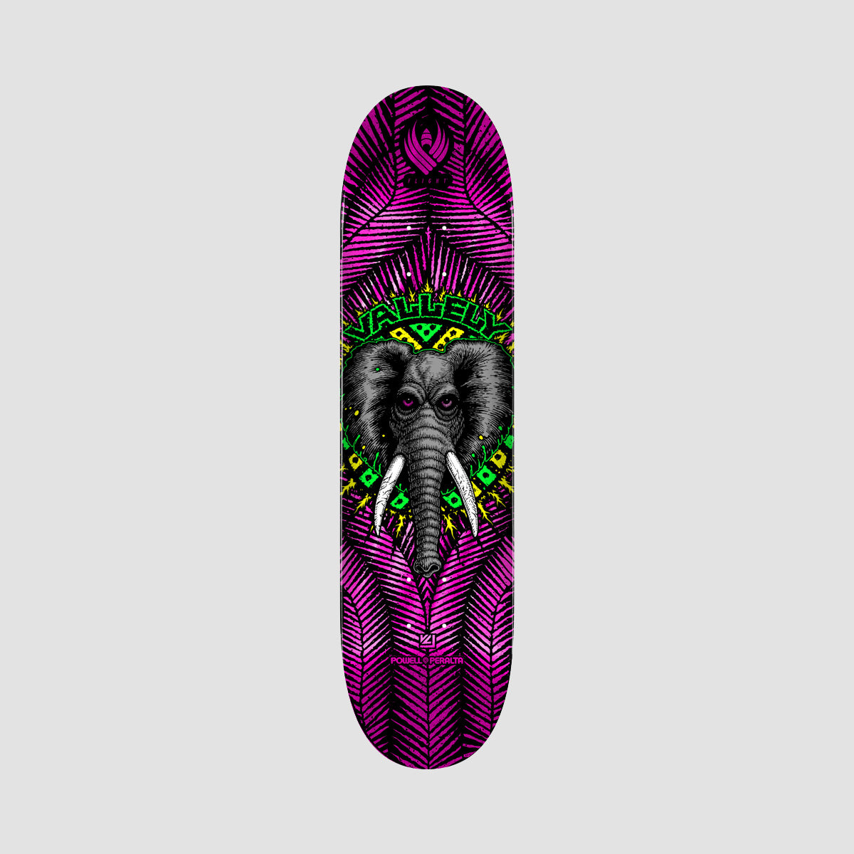 Powell Peralta Mike Vallely Elephant 244W Flight Skateboard Deck - 8.63"