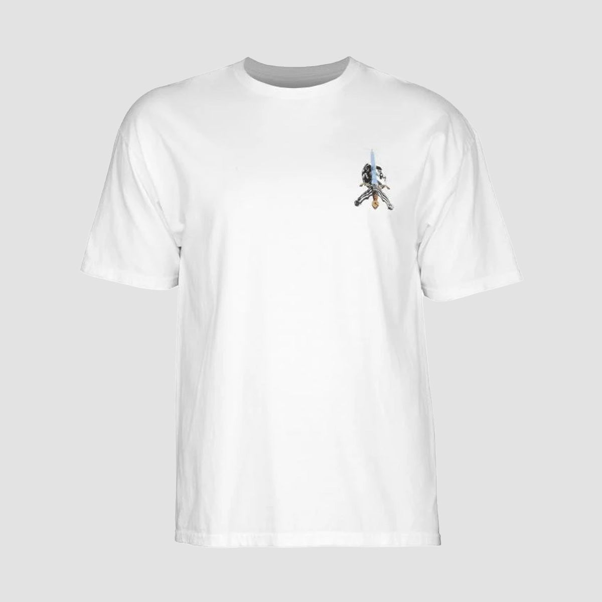 Powell Peralta Skull and Sword T-Shirt White