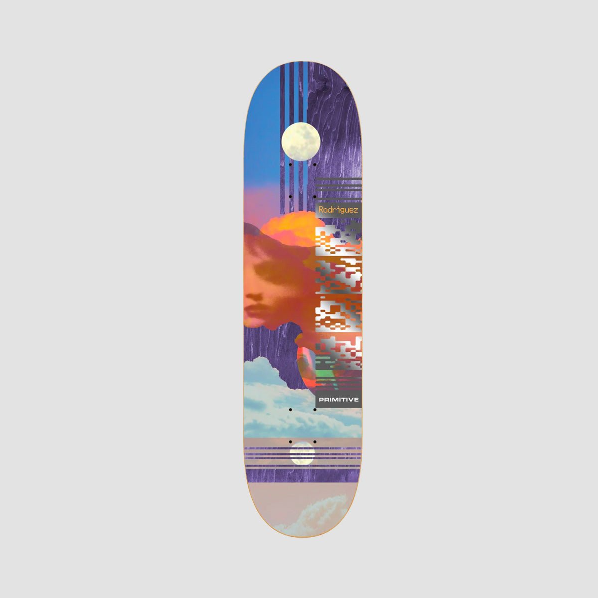Primitive Rodriguez Eclipse Skateboard Deck Multi - 8"