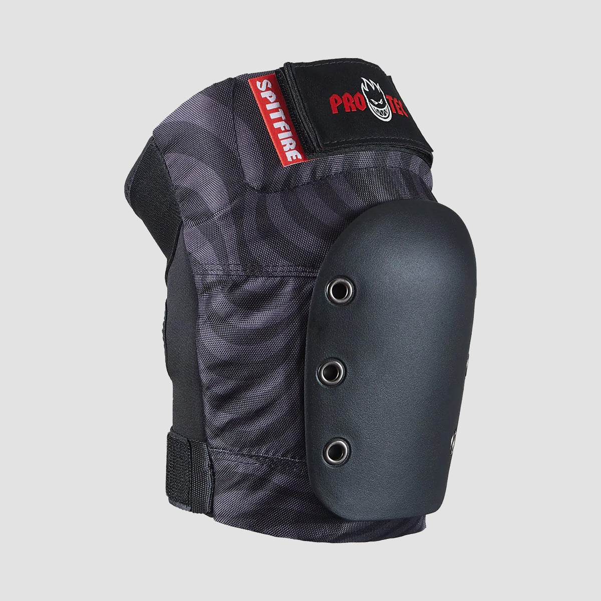 Protec X Spitfire Street Open Back Pad Set 3 Pack Black
