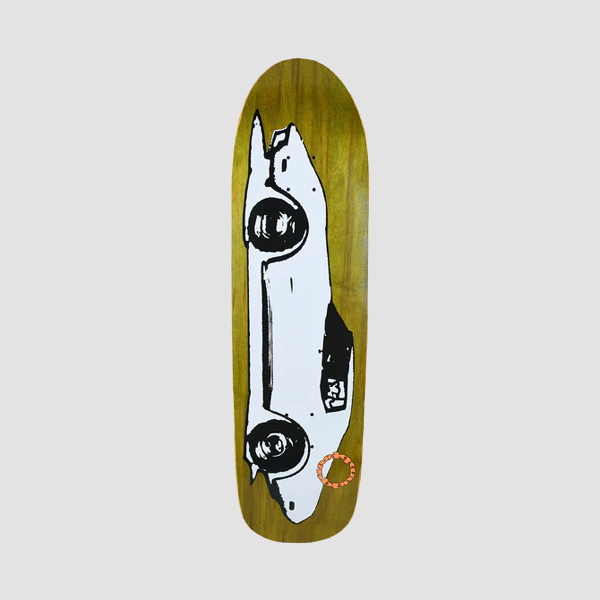Quasi Ride Skateboard Deck Various Stains - 9"