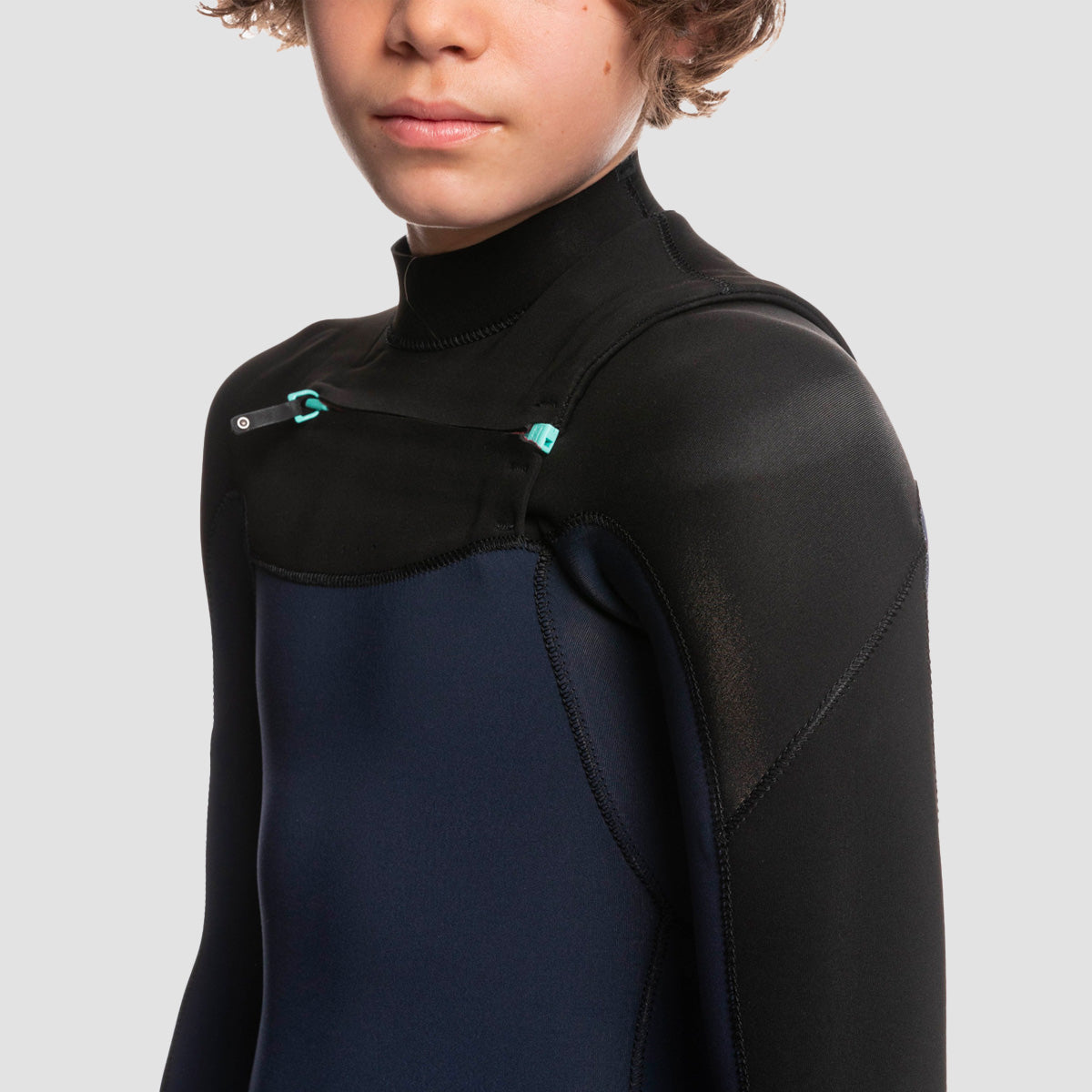 Quiksilver 3/2mm Everyday Sessions Chest Zip Wetsuit Dark Navy/Black - Kids