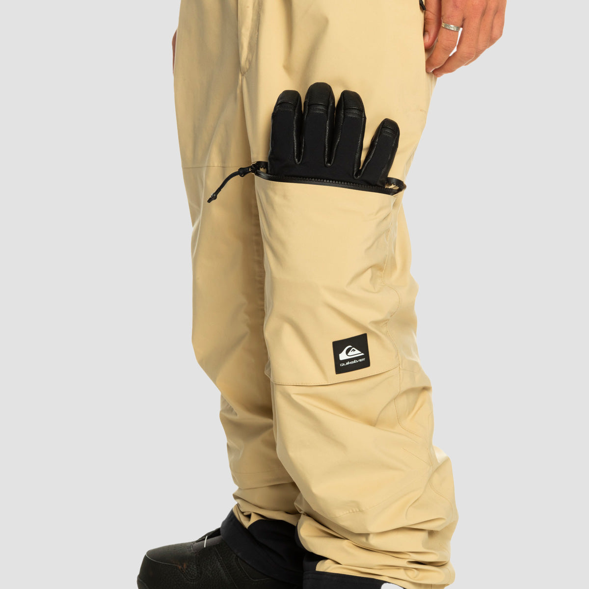 Quiksilver Altostratus Stretch Gore-Tex Snow Bib Pants Pale Khaki