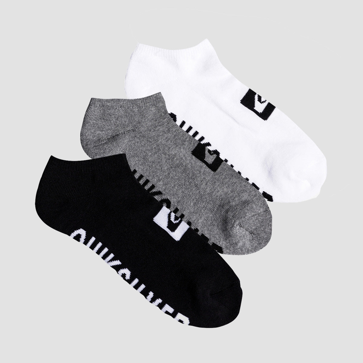 Quiksilver Ankle Socks 3 Pack Assorted