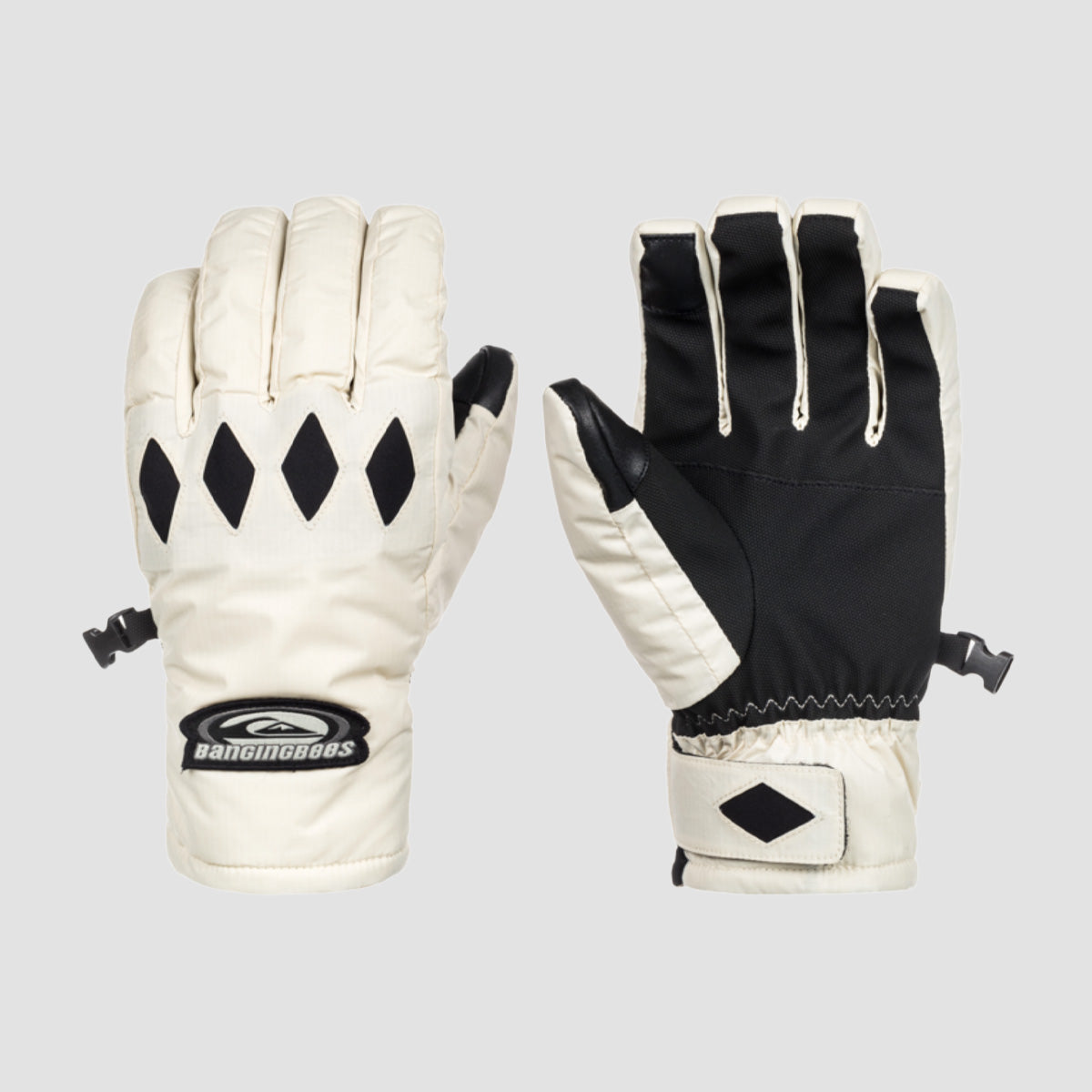 Quiksilver Banging Snow Gloves Bone