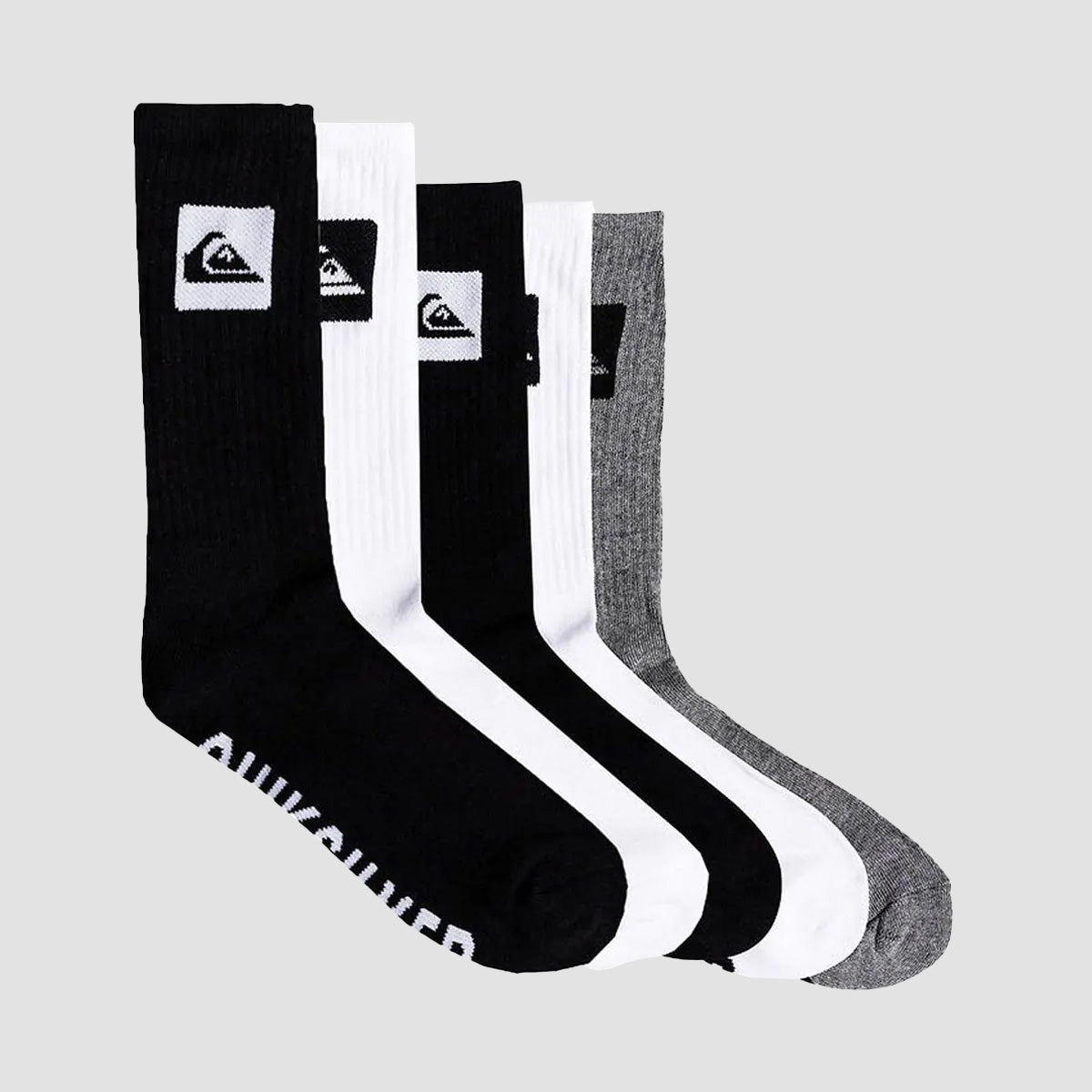 Quiksilver Crew Socks 5 Pack Assorted