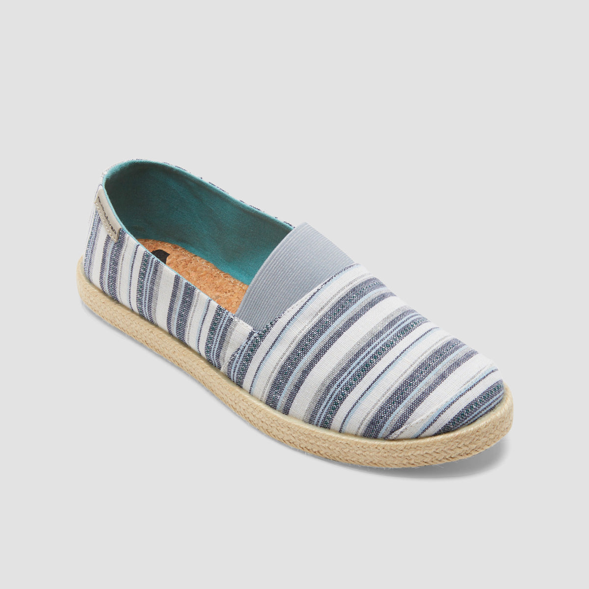 Quiksilver Espadrilled Slip-On Shoes - Grey 3
