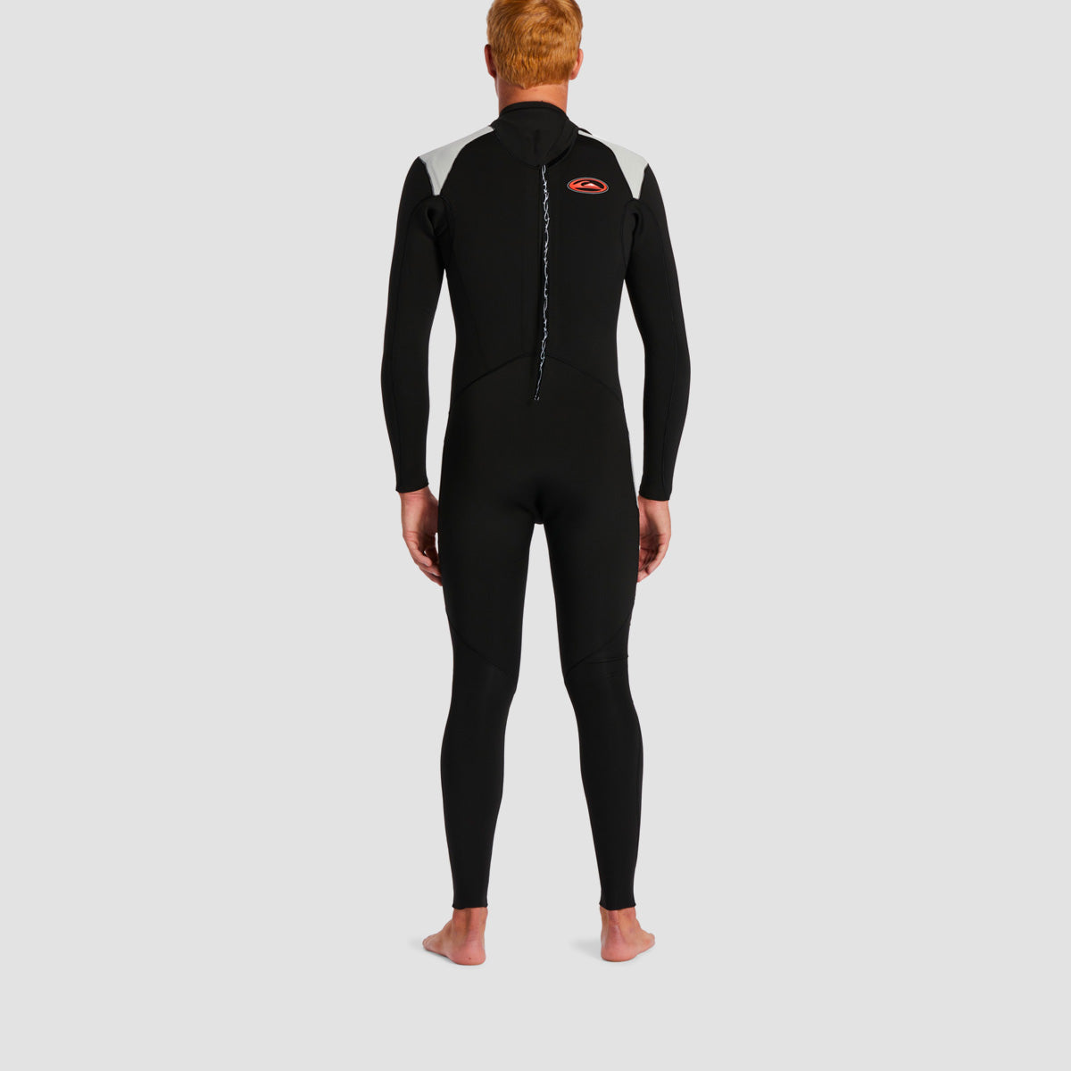 Quiksilver Everyday Saturn 4/3mm GBS Back Zip Wetsuit Black/Lunar Rock