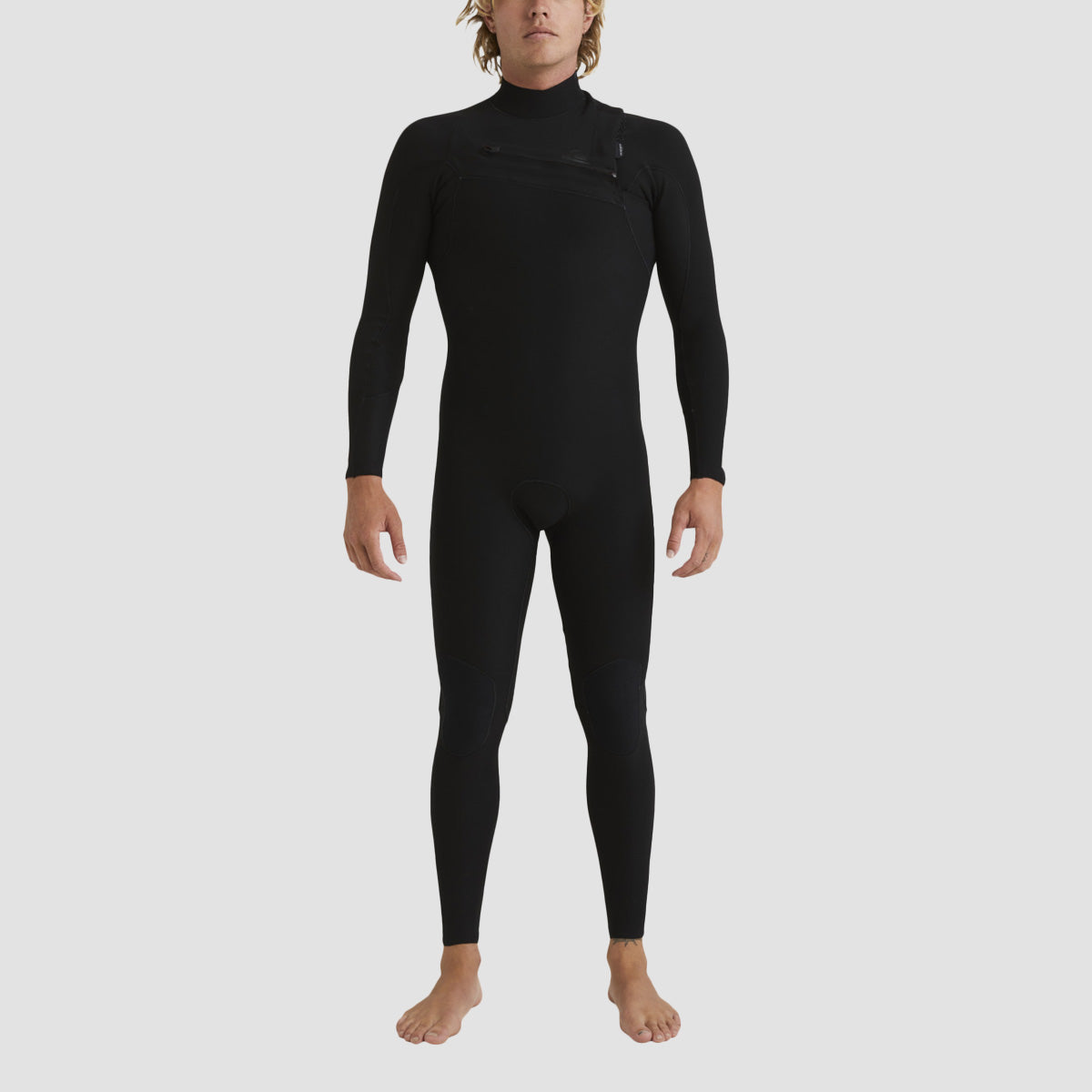 Quiksilver Everyday Sessions 4/3mm LFS Chest Zip Wetsuit Black