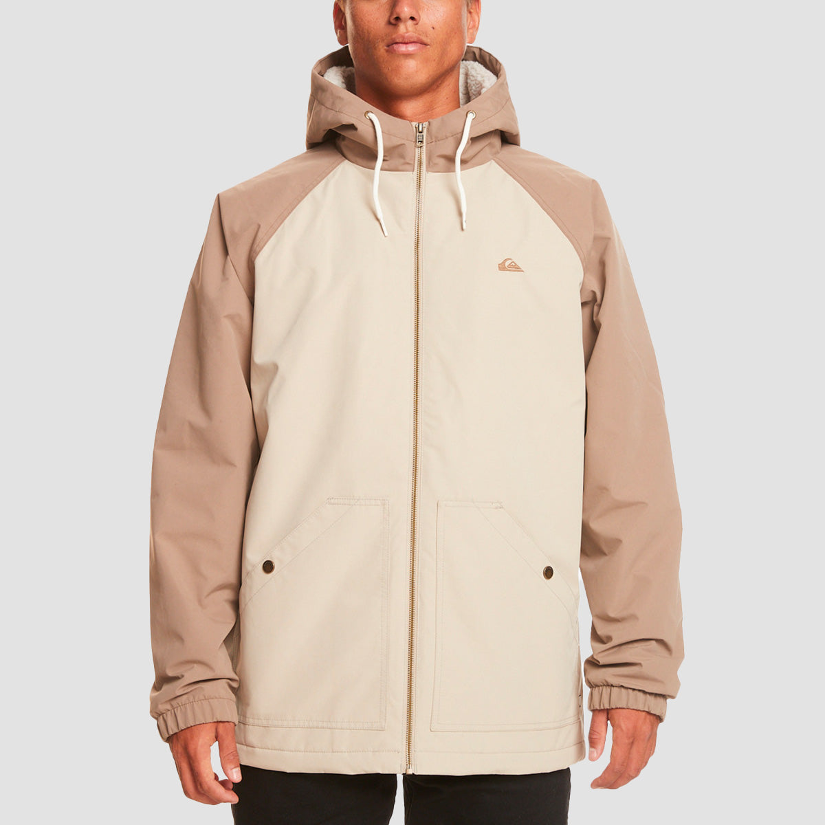 Quiksilver Final Call Parka Jacket Plaza Taupe
