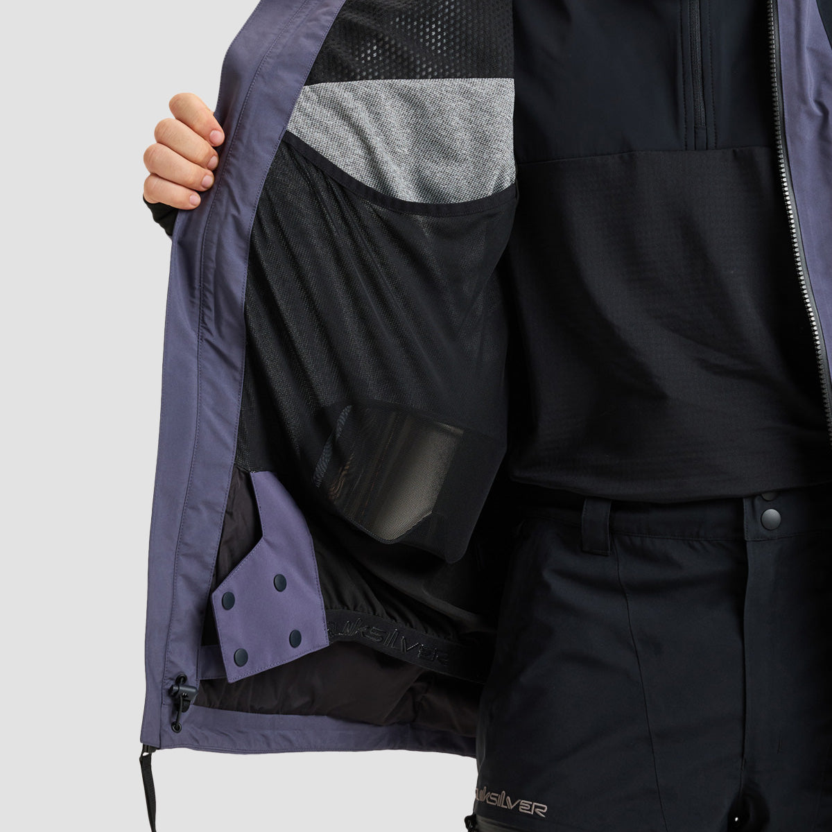 Quiksilver Forever Stretch Gore-Tex Snow Jacket Graystone