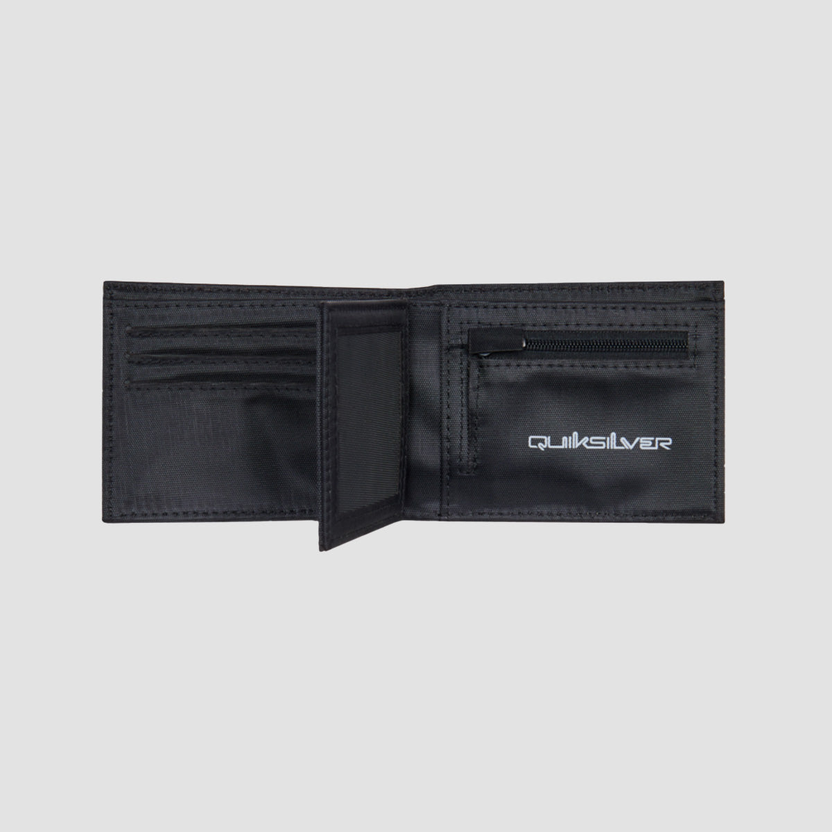 Quiksilver Freshness Tri-Fold Medium Wallet Black Camostrokes