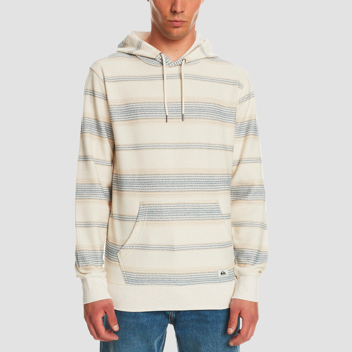 Quiksilver Great Otway Pullover Hoodie Bering Sea Otway Stripe