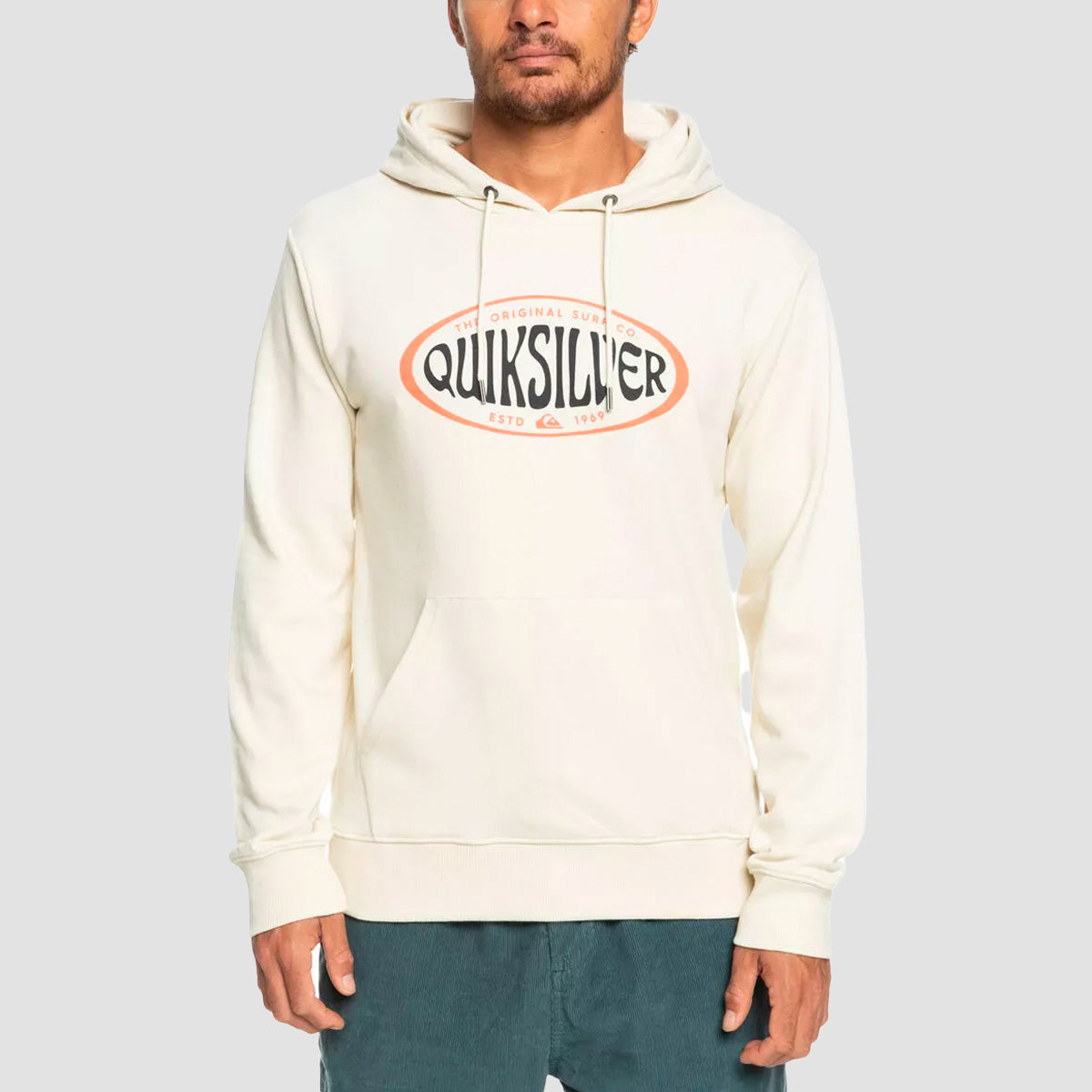 Quiksilver In Circles Pullover Hoodie Birch