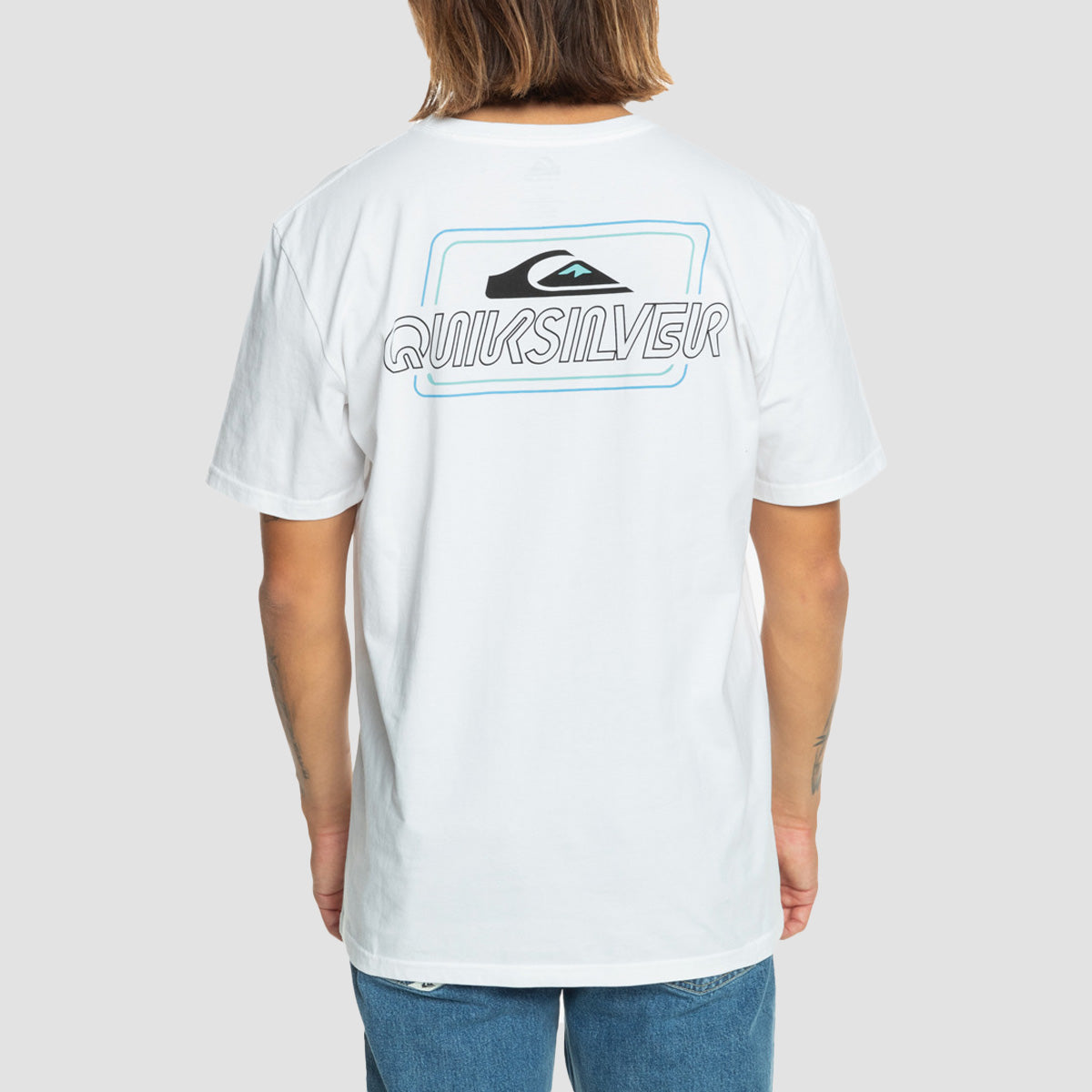 Quiksilver Line By Line T-Shirt White