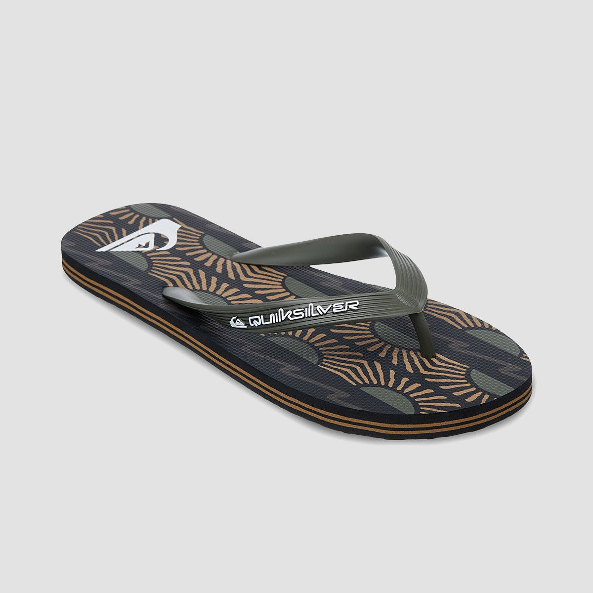 Quiksilver Molokai Art Flip-Flops No Destination Grape