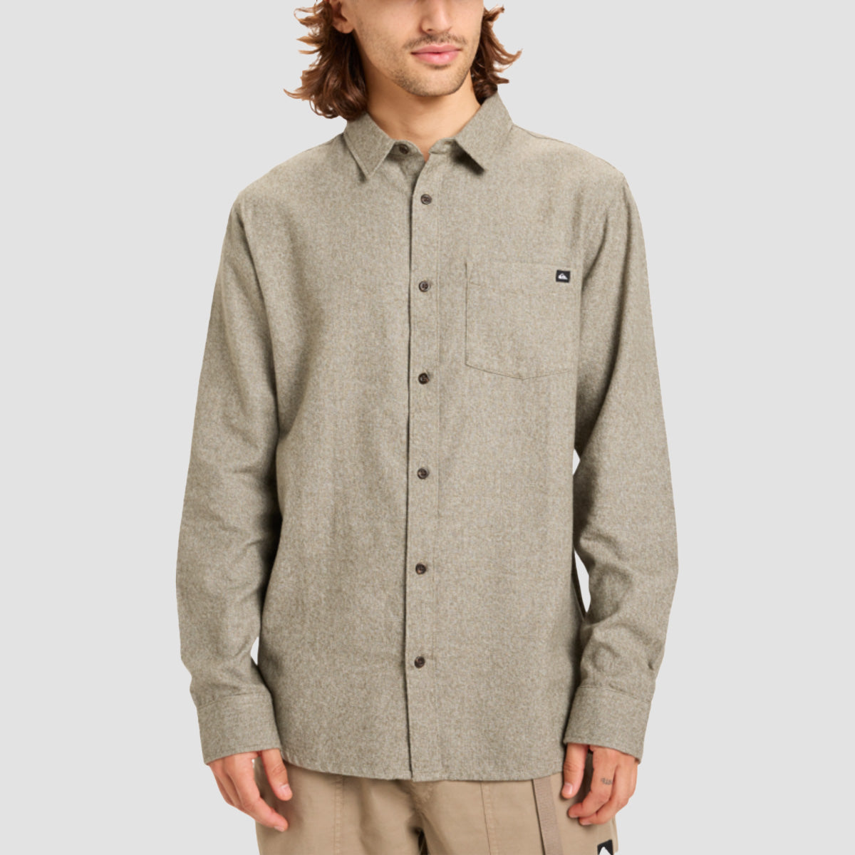 Quiksilver Motherfly Heather Longsleeve Shirt Grape Leaf