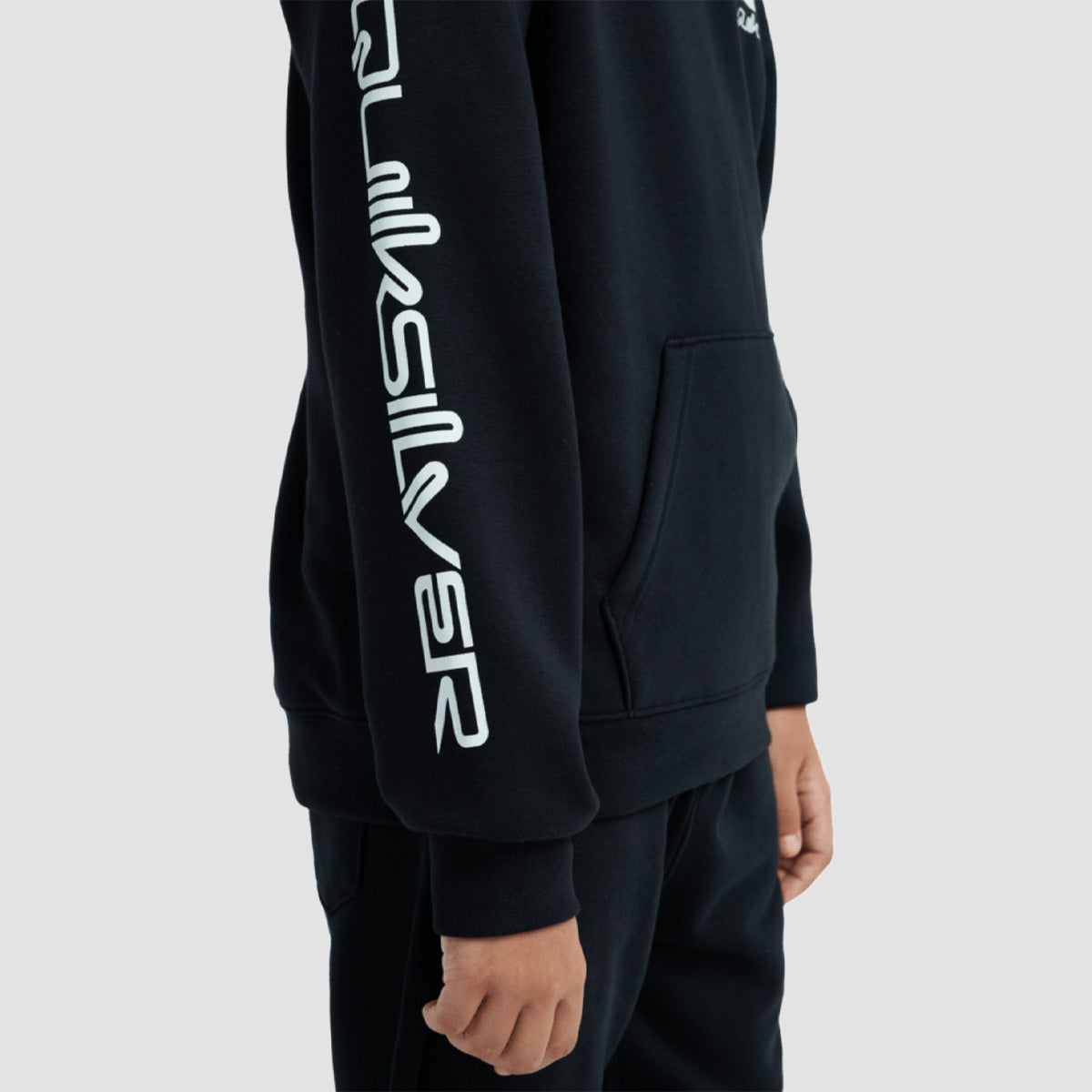 Quiksilver Omni Logo Pullover Hoodie Black - Kids