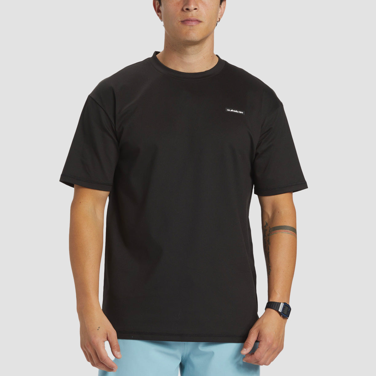 Quiksilver Omni Session Short Sleeve UPF 50 Rash Vest Black