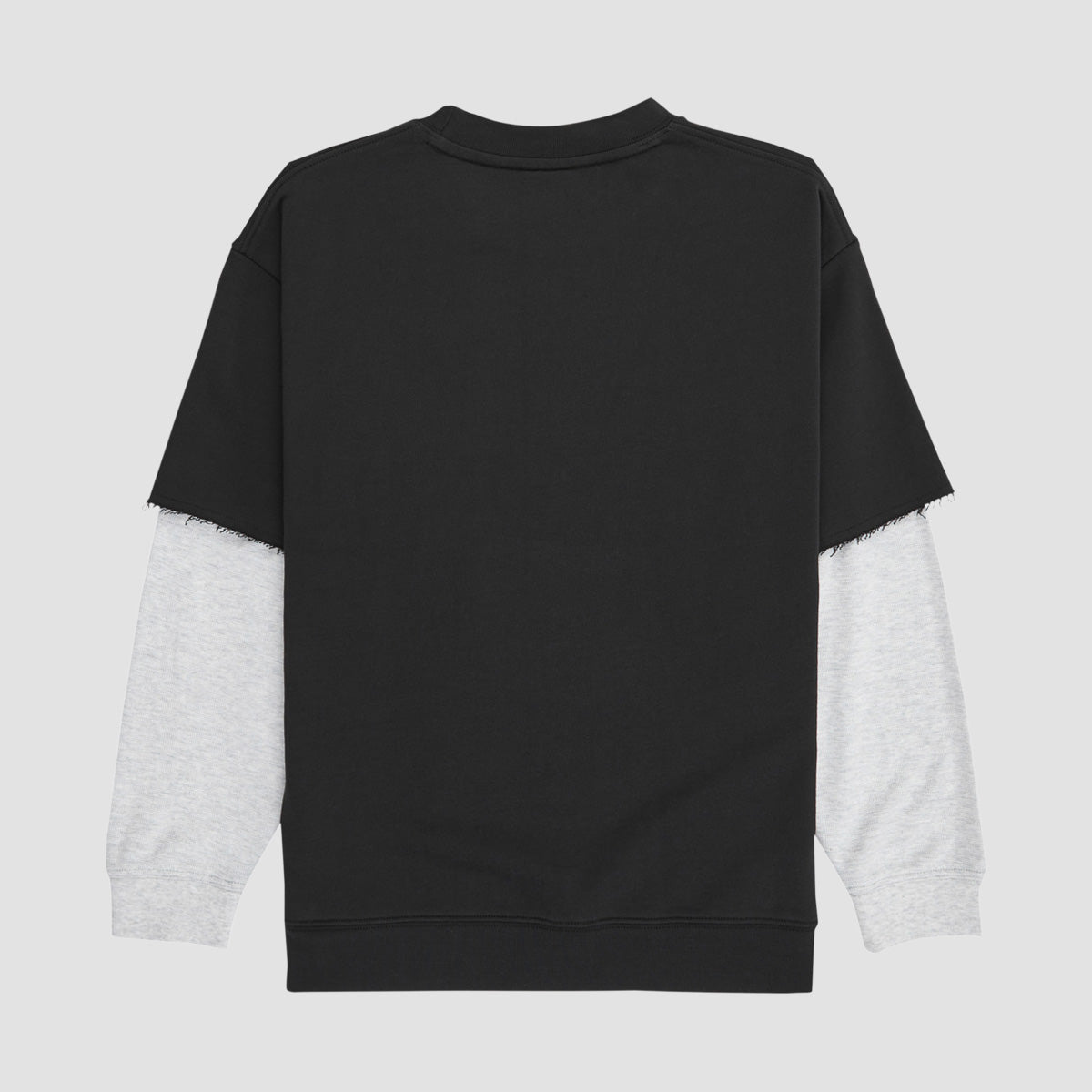 Quiksilver Openbar Mock Layered Crew Sweatshirt Black - Kids