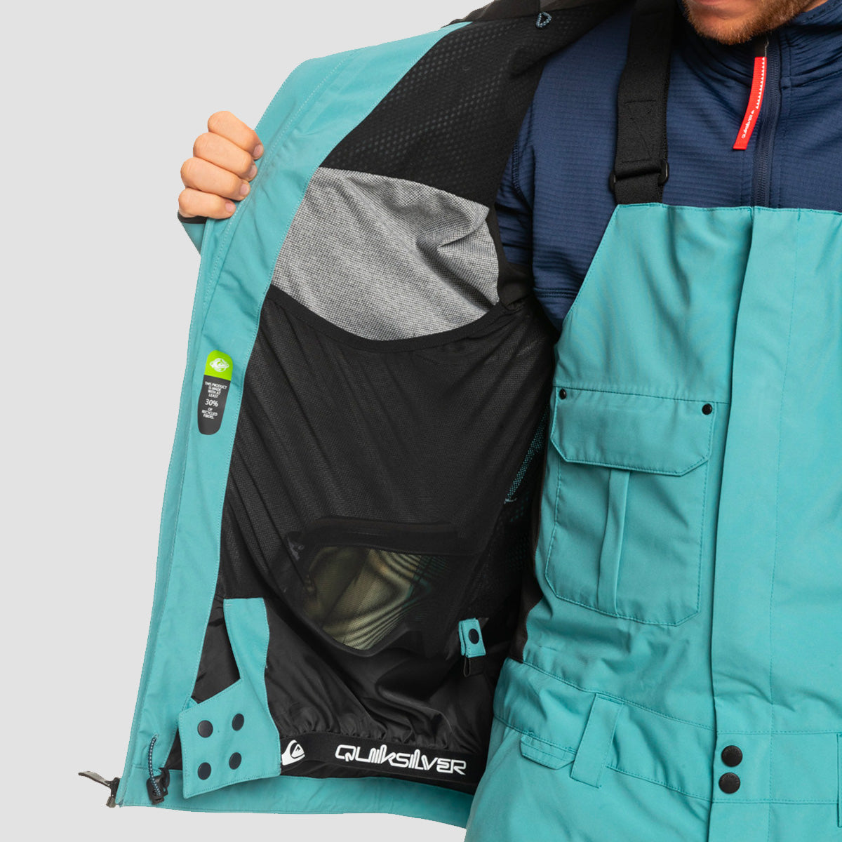 Turquoise hot sale snowboard jacket