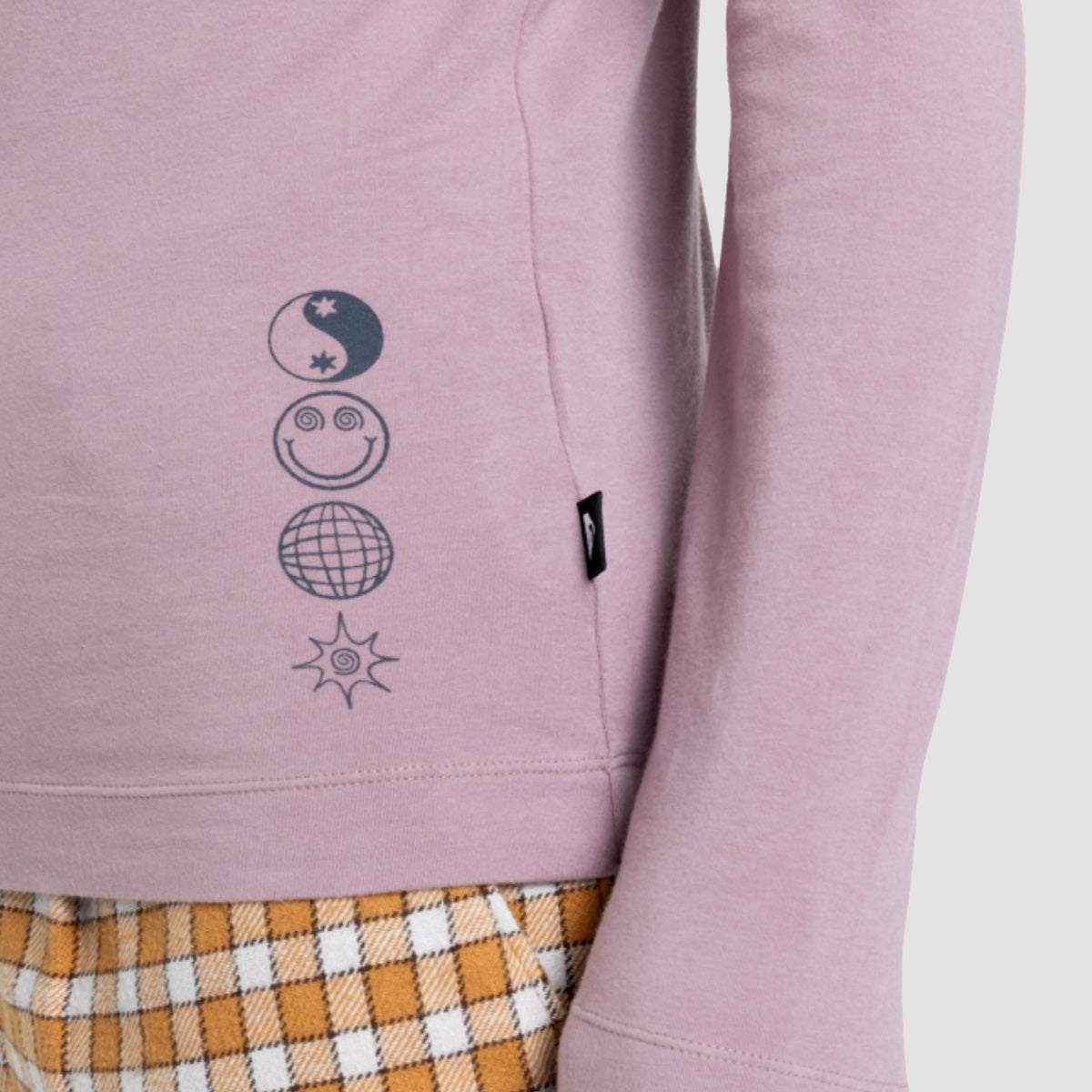 Quiksilver Saujana Turtle Neck Longsleeve T-Shirt Elderberry - Womens