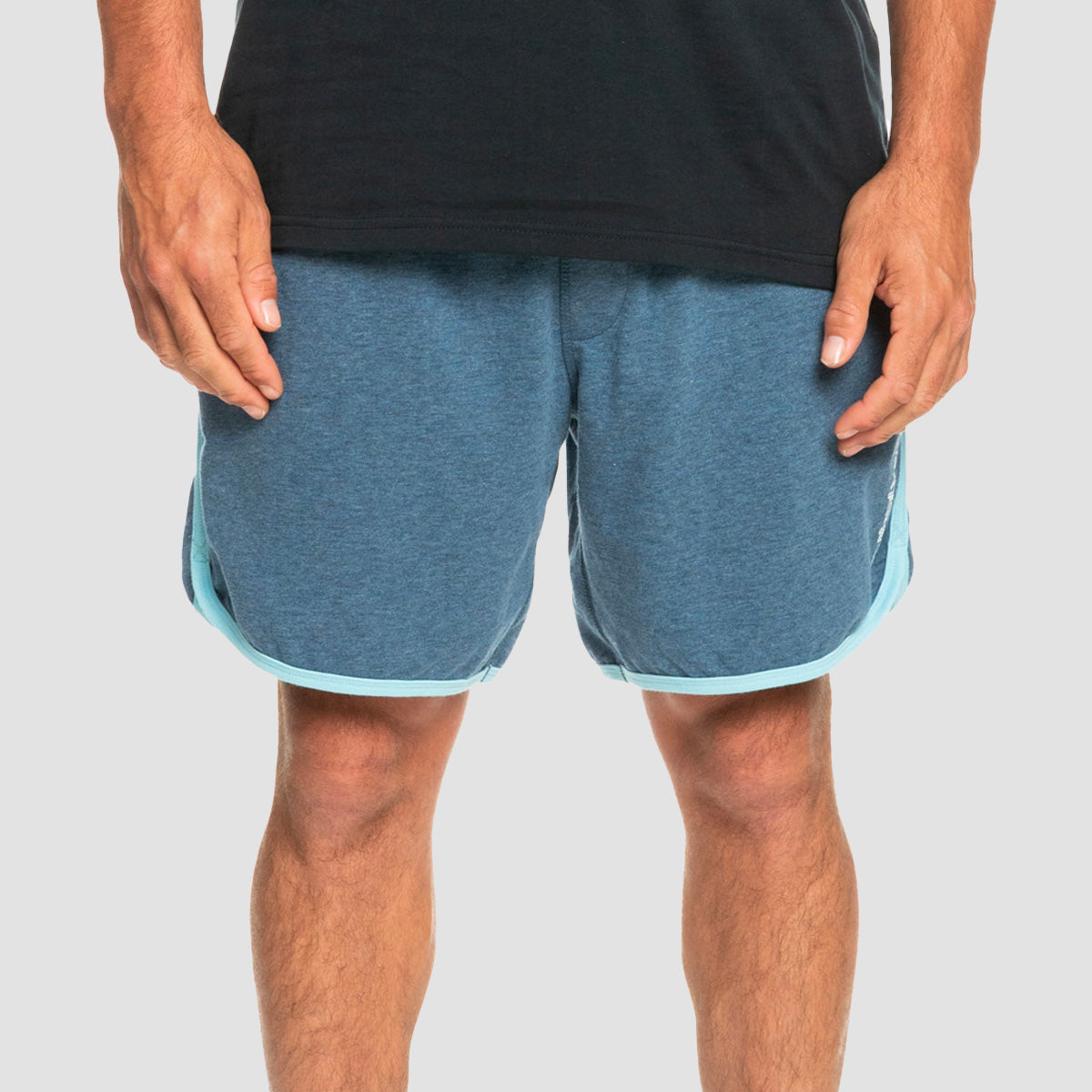 Quiksilver Scallop Terry Sweat Shorts Midnight Navy Heather