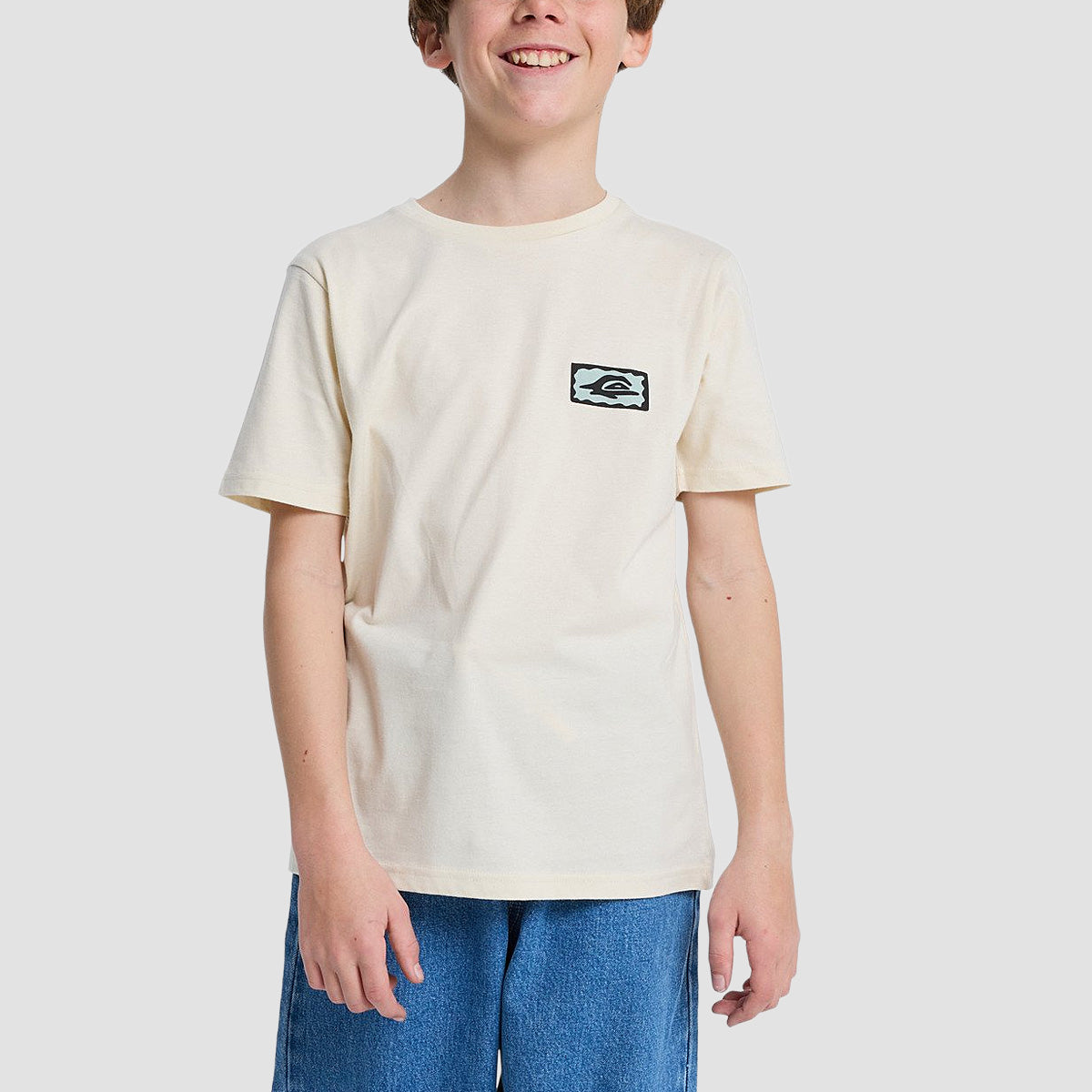 Quiksilver Serenity Splash T-Shirt Bone White - Kids