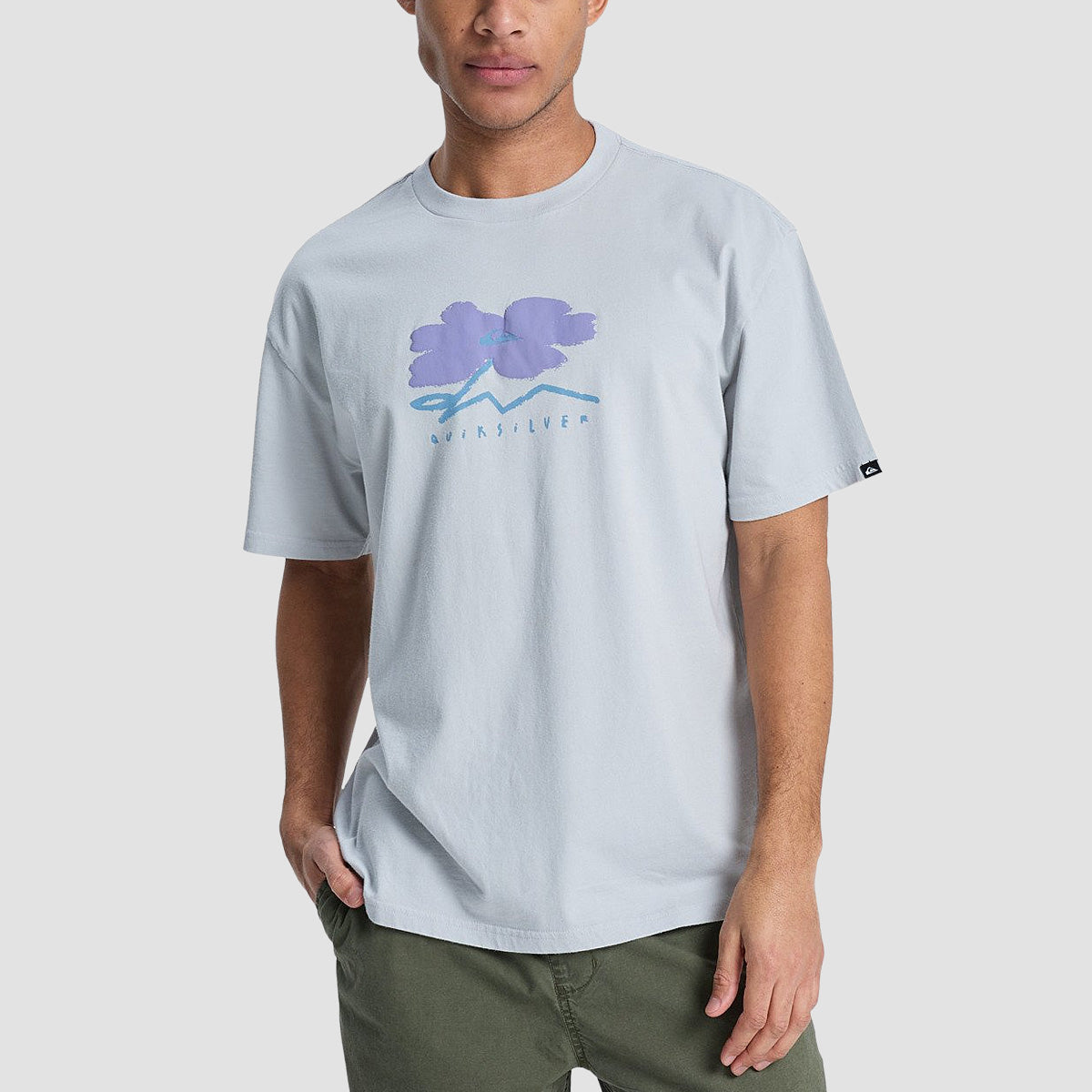 Quiksilver Structured Flower T-Shirt Micro Chip