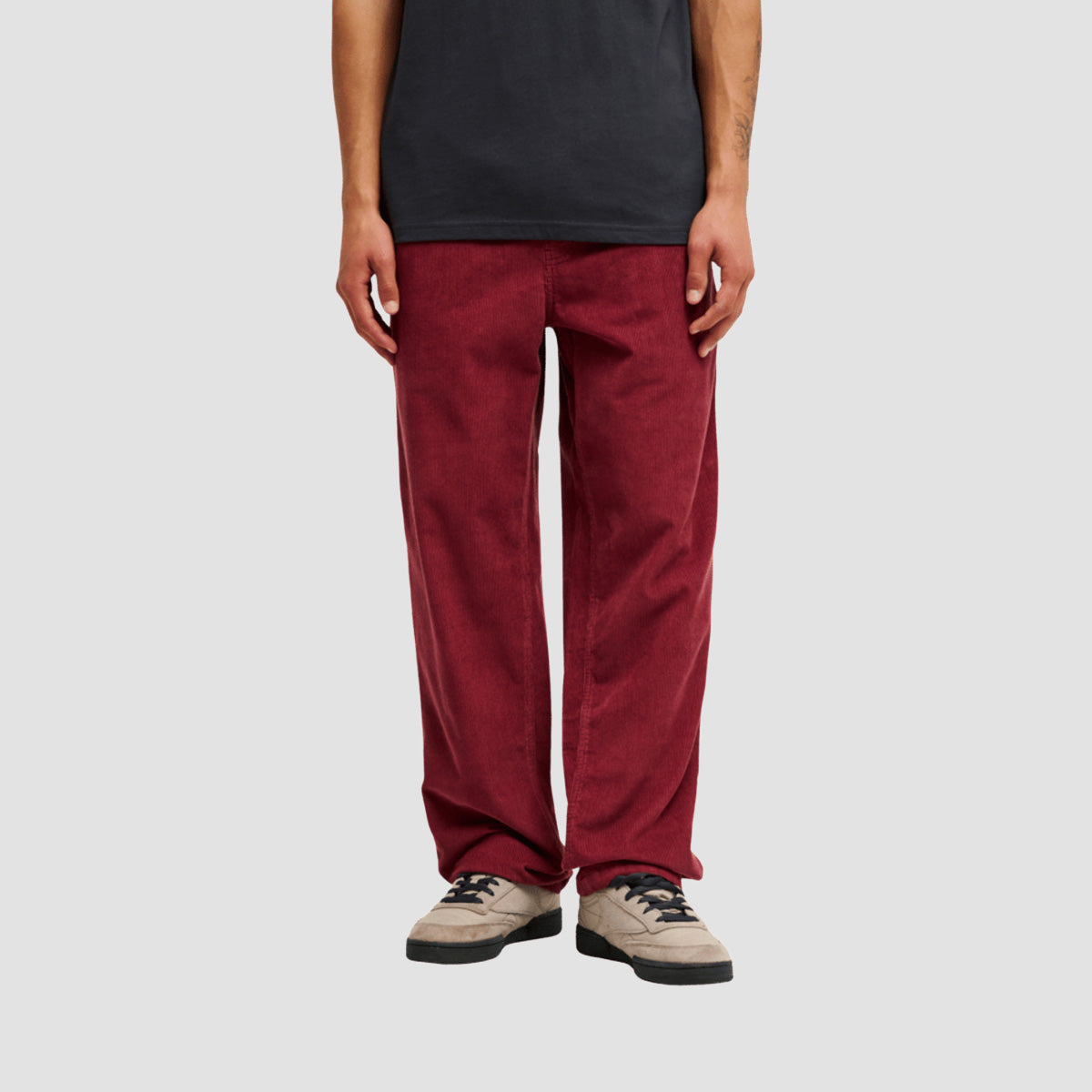 Quiksilver Taxer Corduroy Pants Oxblood Red
