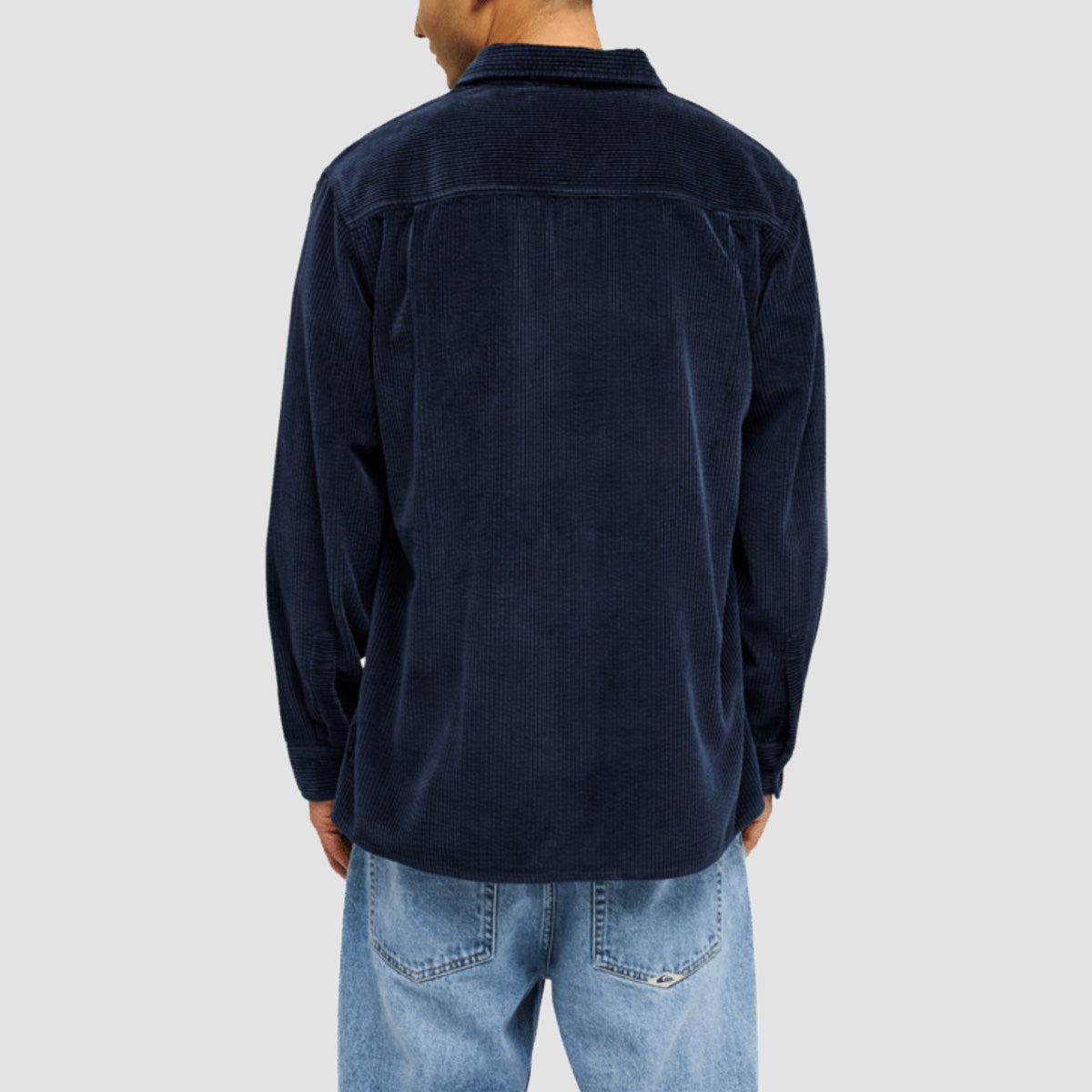 Quiksilver Venture Cord Longsleeve Shirt Dark Navy
