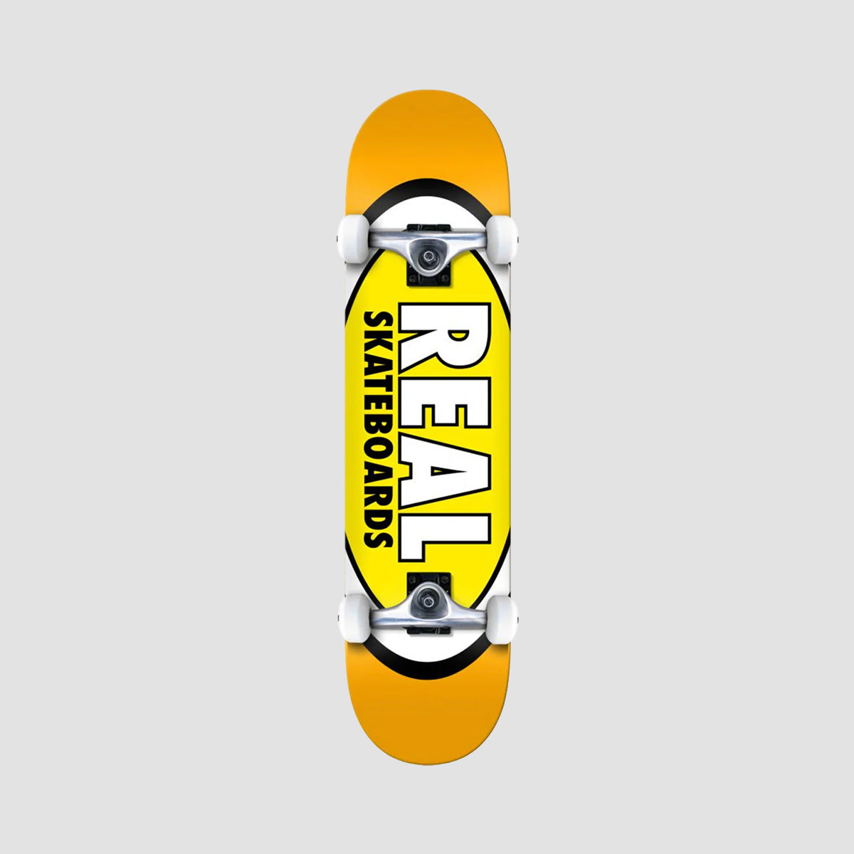 Real Classic Oval Skateboard Yellow - 7.50"