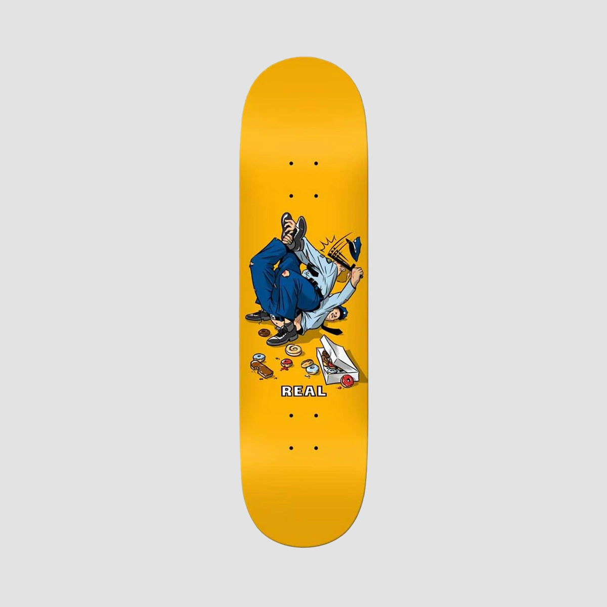 Real Double Duty Cops ER Skateboard Deck - 8.25"