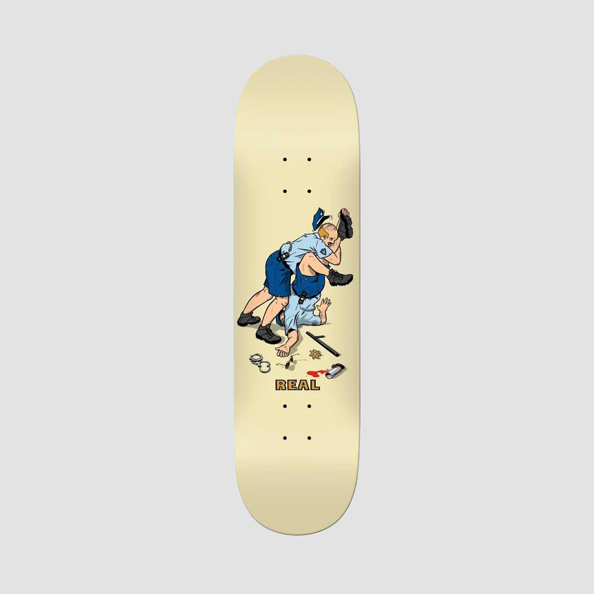 Real Double Duty Security TF Skateboard Deck - 8.5"