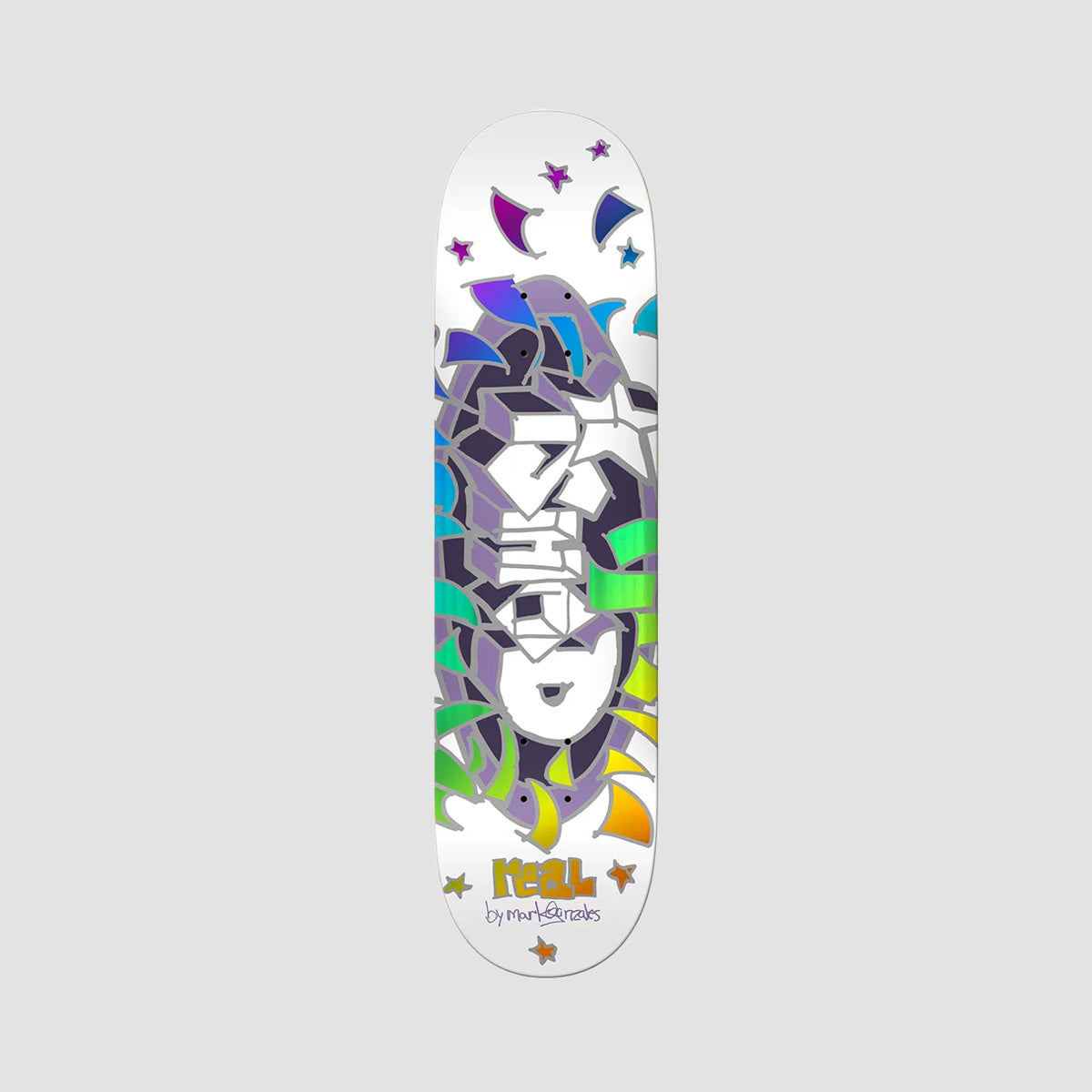 Real Ishod Gonz Oval Party Edition Skateboard Deck - 8.25"