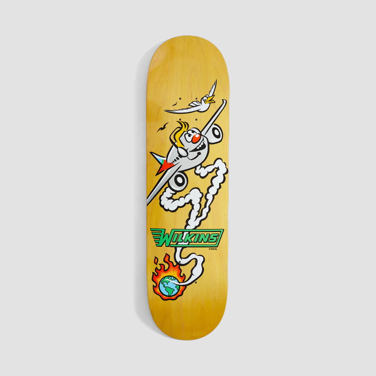 Real Wilkins Mascot Skateboard Deck - 8.5"