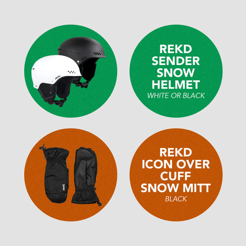 REKD Helmet & Mitts Bundle