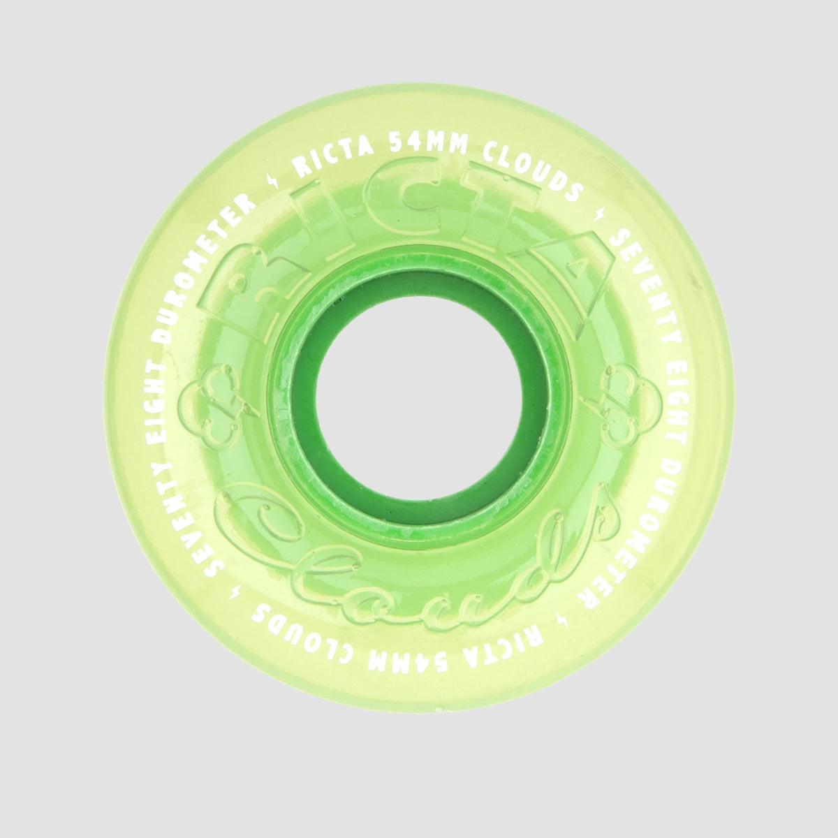 Ricta Mojito Clouds 78a Skateboard Wheels Yellow 54mm