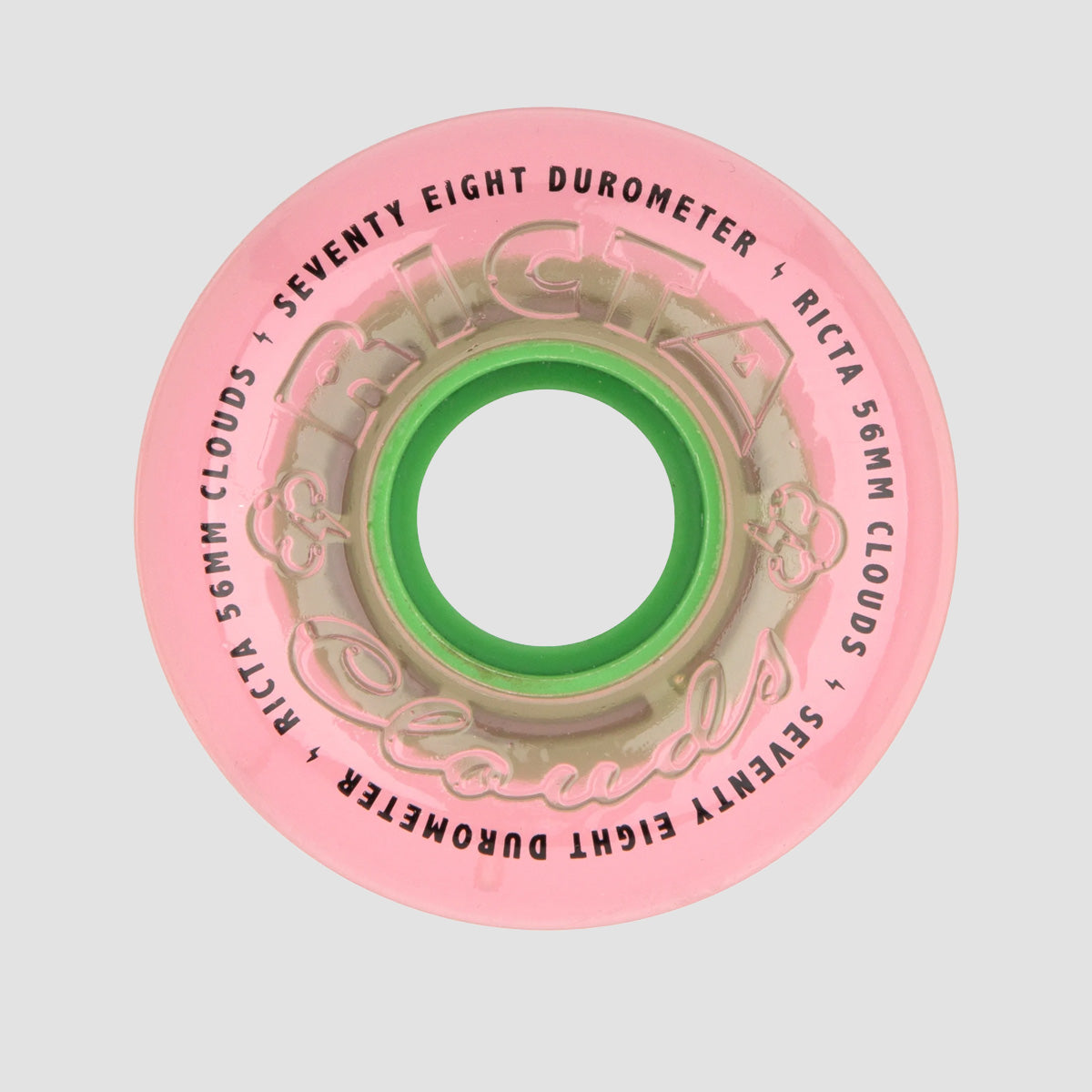 Ricta Watermelon Clouds 78a Skateboard Wheels Pink 56mm