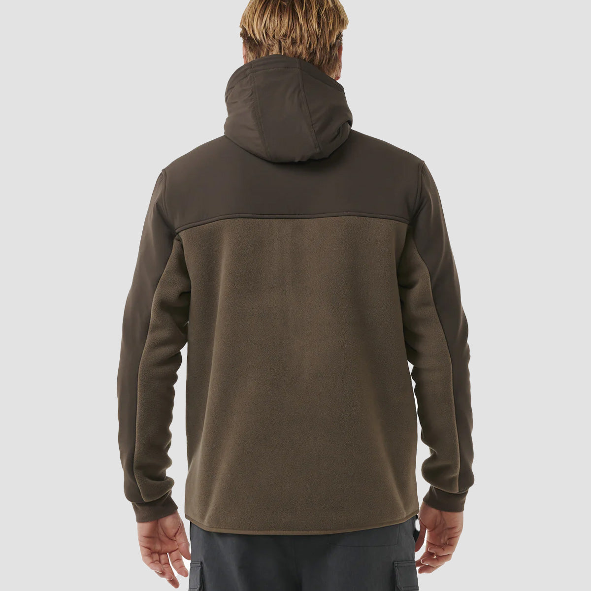 Rip Curl Anti Series Search Hooded Fleece Jacket Rock