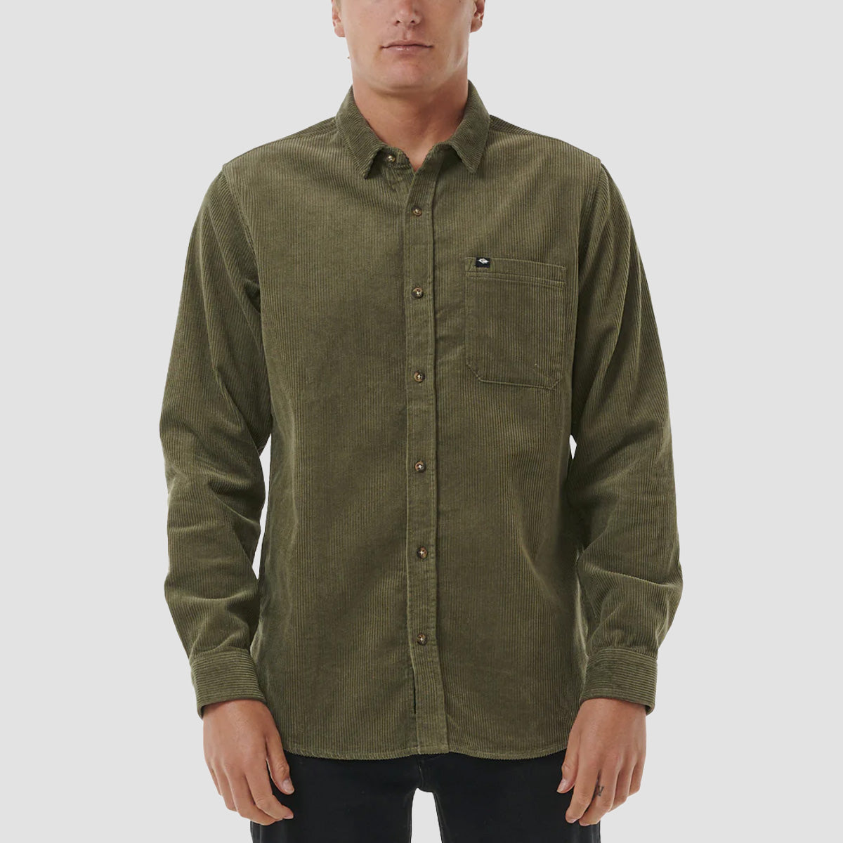 Rip Curl Classic Surf Cord Longsleeve Shirt Dusty Olive