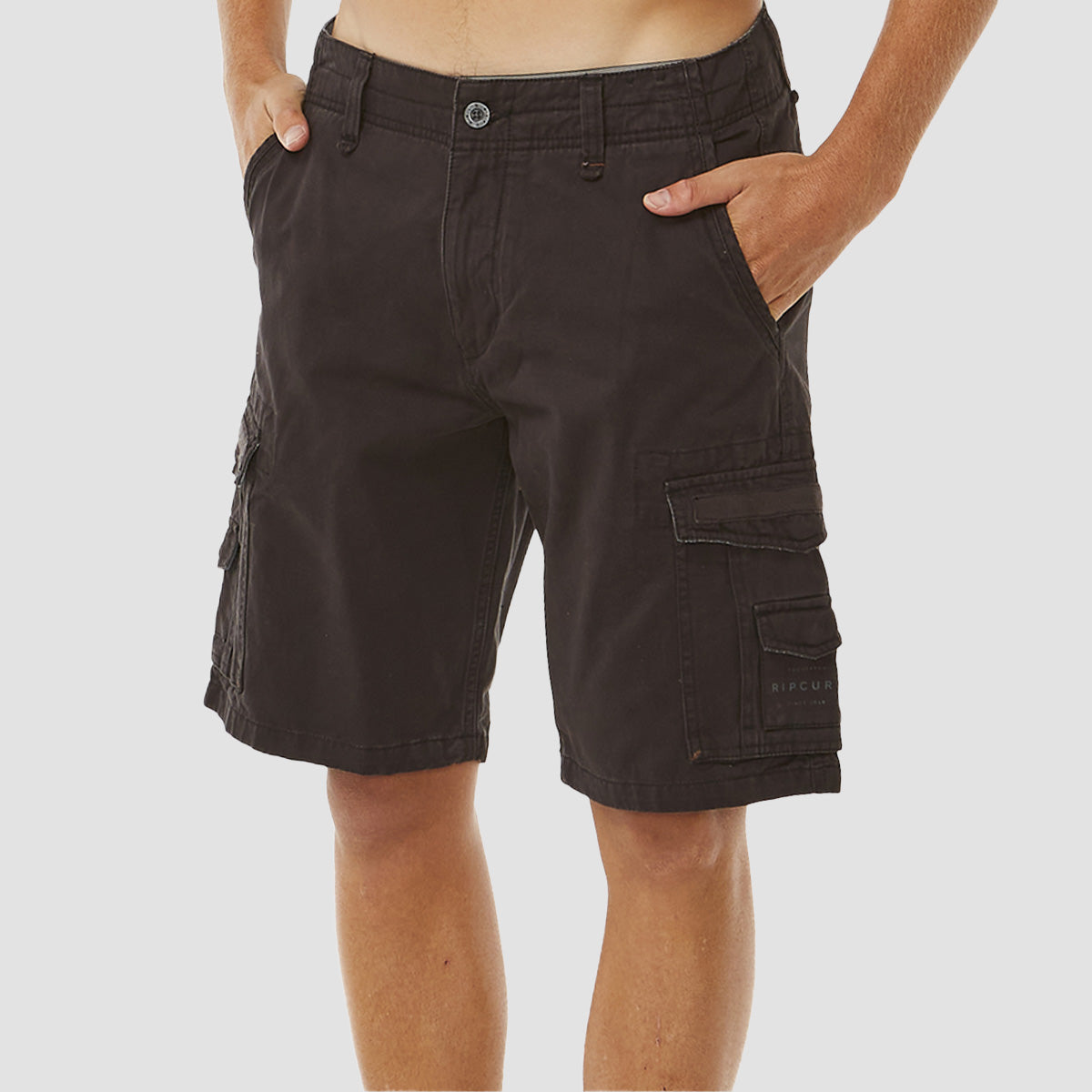 Rip Curl Classic Surf Trail Cargo Shorts Washed Black