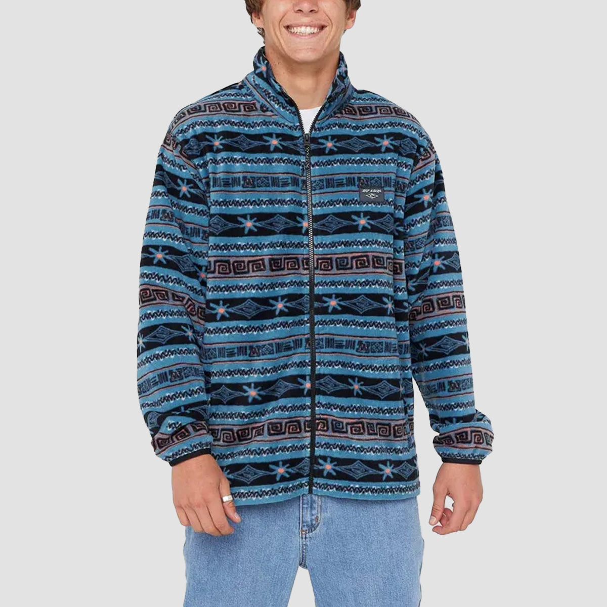 Rip Curl Fun Times Polar Zip Fleece Storm Blue