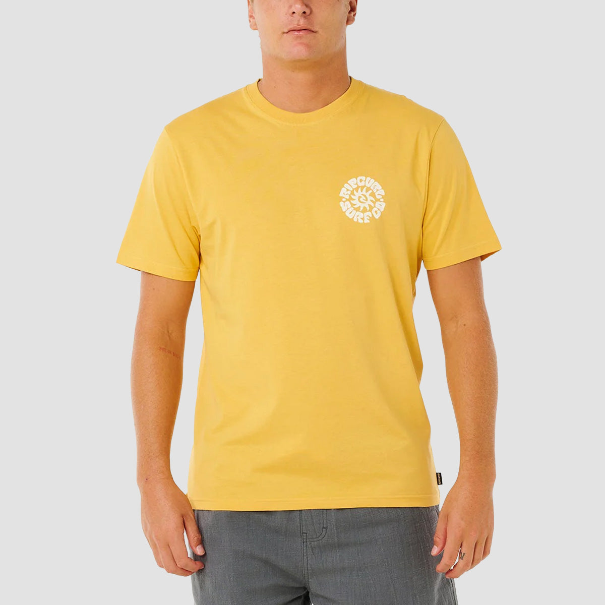 Rip Curl Pacific Rinse Circle T-Shirt Ochre