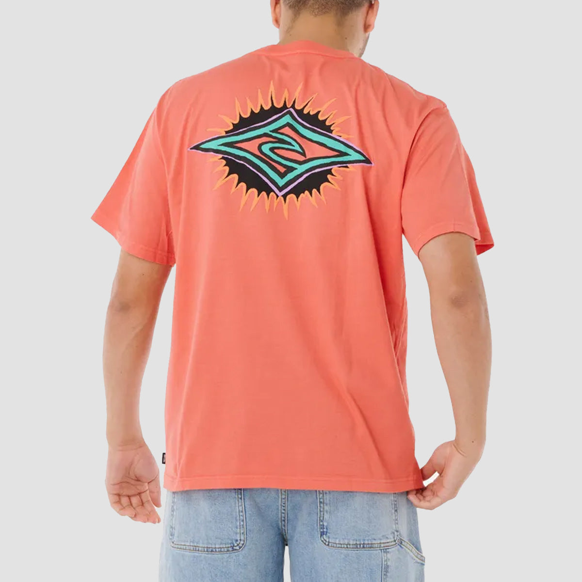 Rip Curl Raw Burst T-Shirt Rose Sky