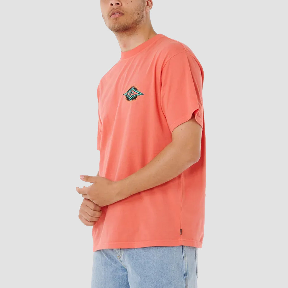Rip Curl Raw Burst T-Shirt Rose Sky