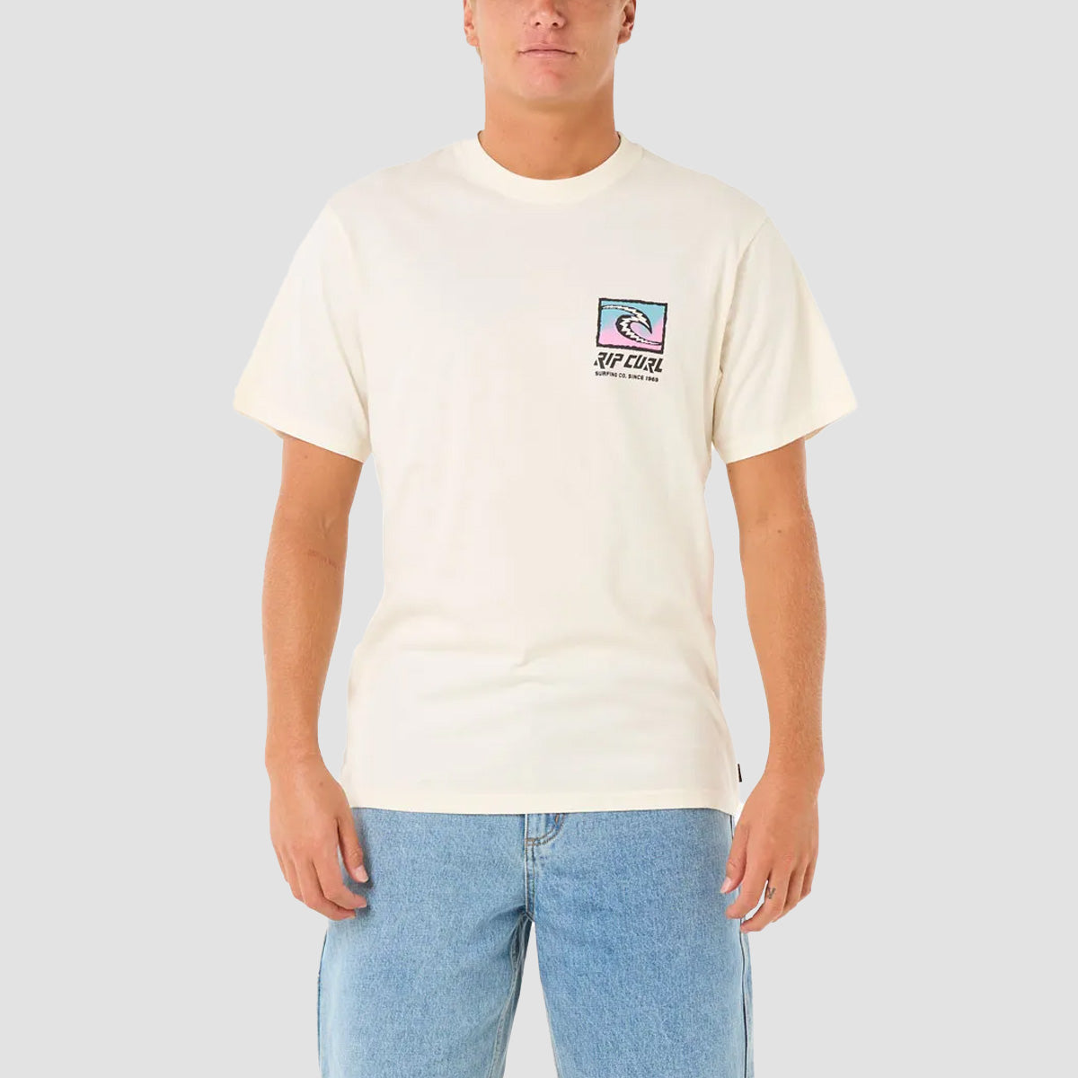 Rip Curl Raw Energy Trad T-Shirt Bone